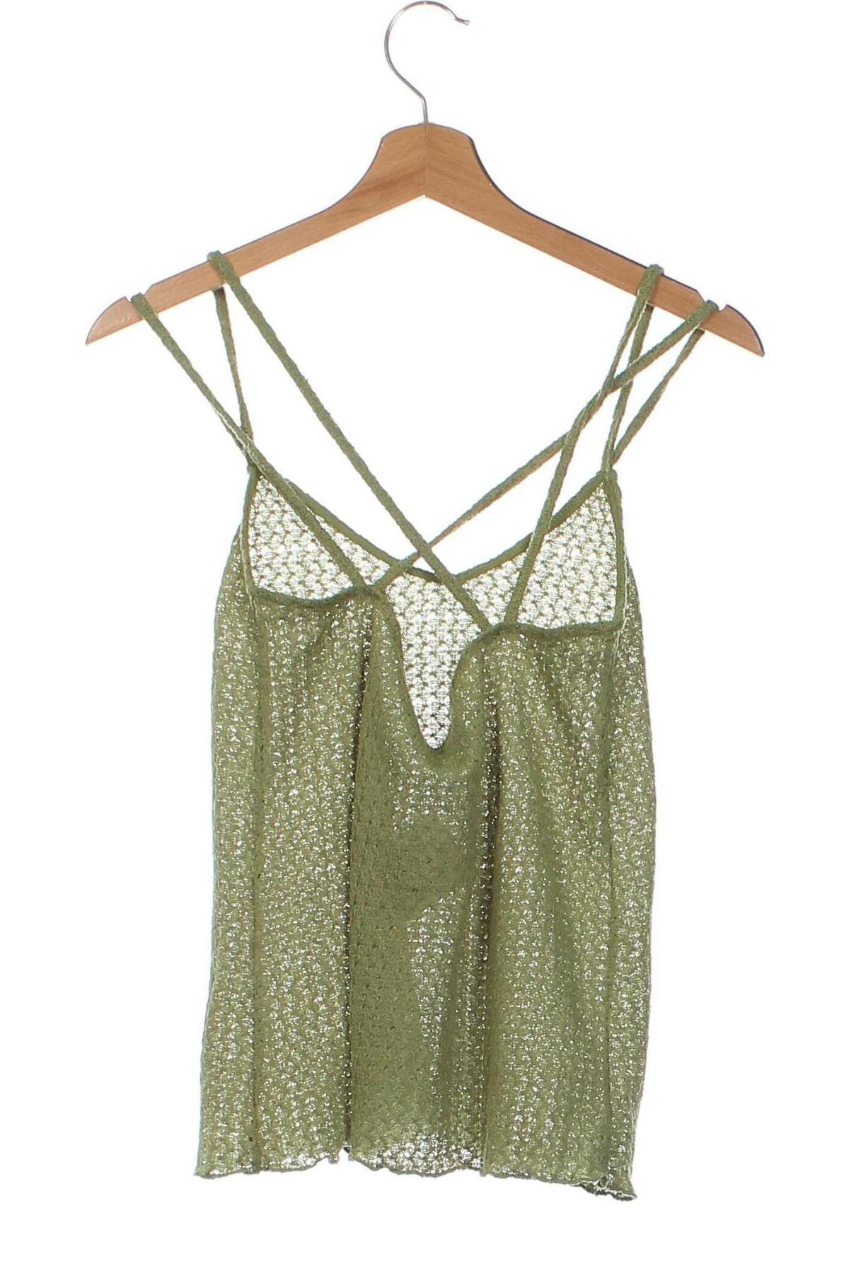 Dámske tielko  Pull&Bear, Veľkosť XS, Farba Zelená, Cena  5,45 €