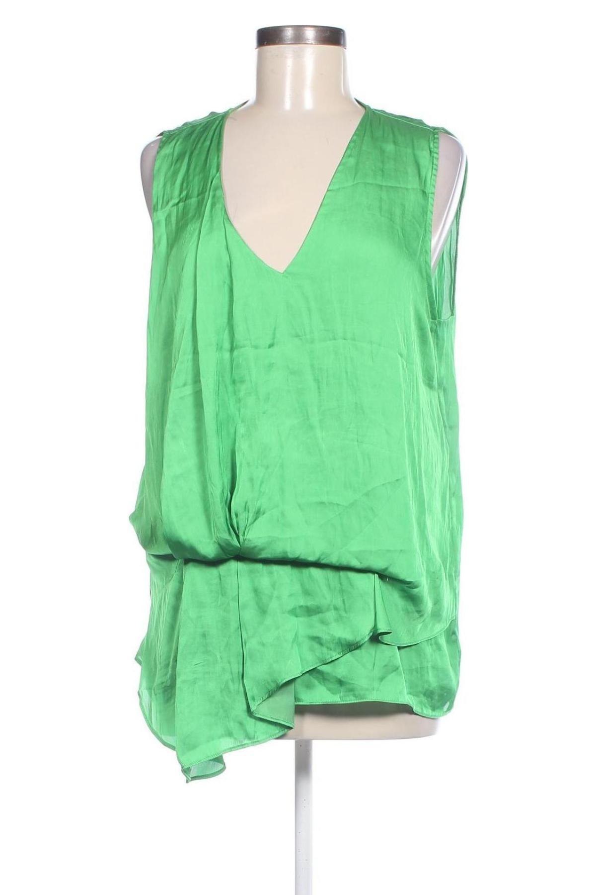 Tricou de damă Zara, Mărime L, Culoare Verde, Preț 25,99 Lei