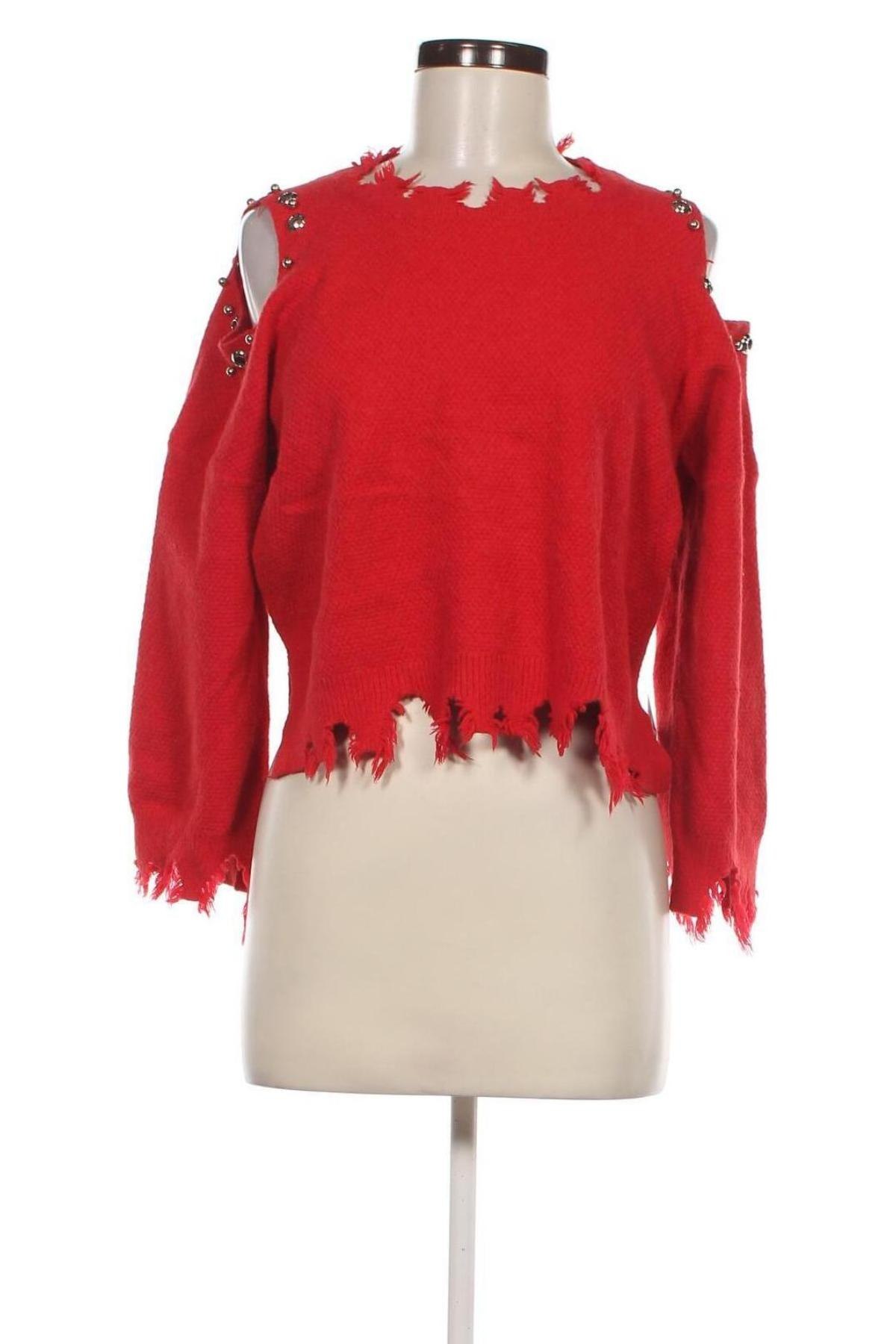 Damenpullover, Größe M, Farbe Rot, Preis € 10,99