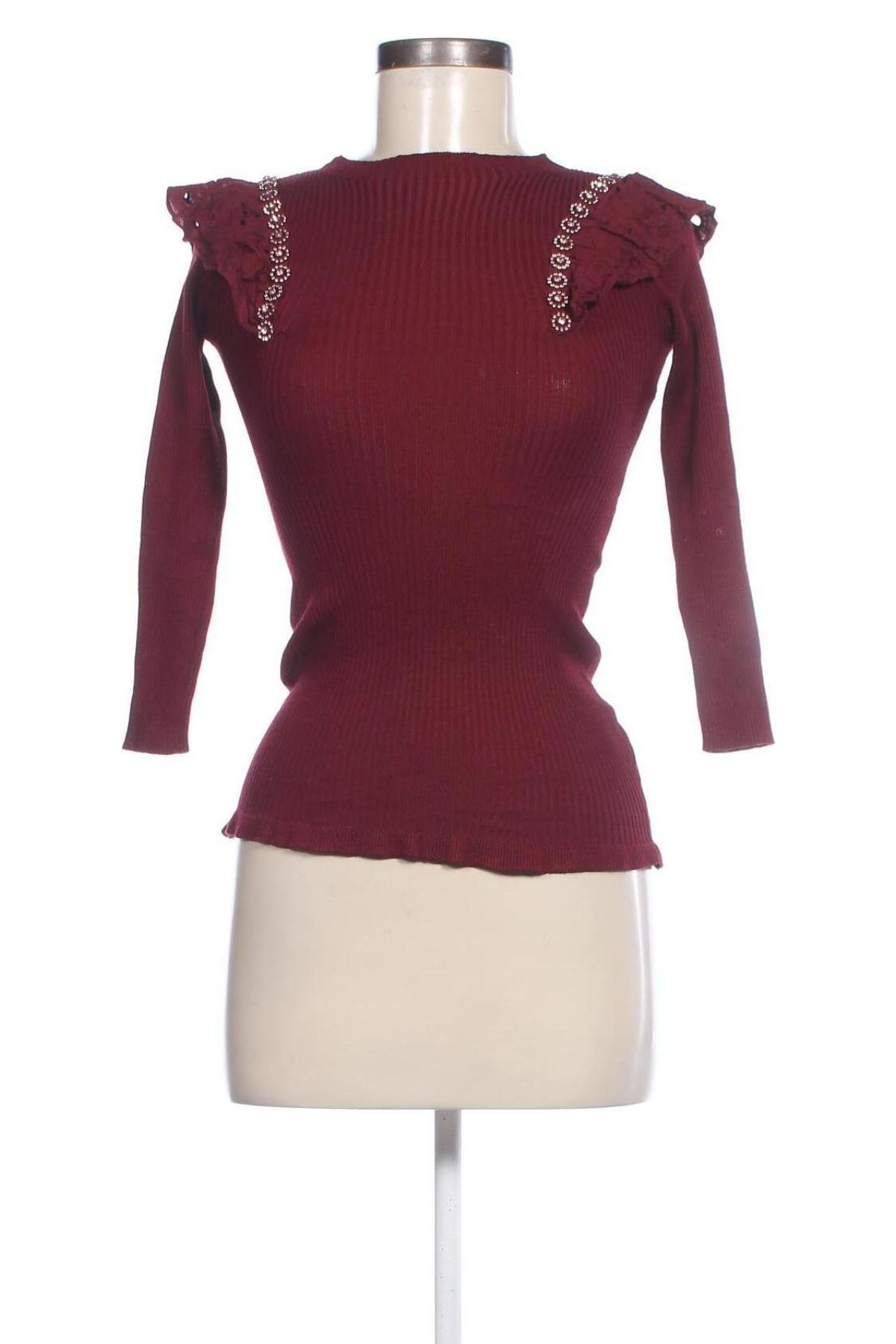 Damenpullover, Größe S, Farbe Rot, Preis € 9,49