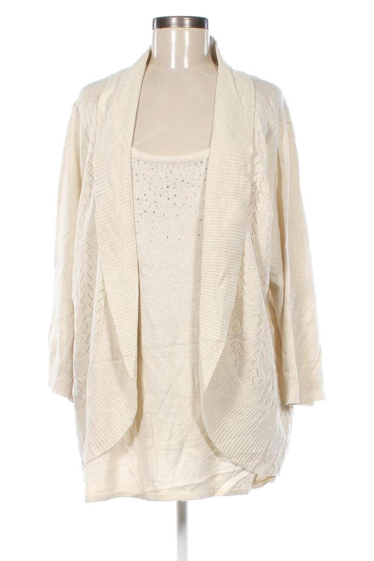 Damenpullover Basic Editions, Größe 3XL, Farbe Beige, Preis € 13,99