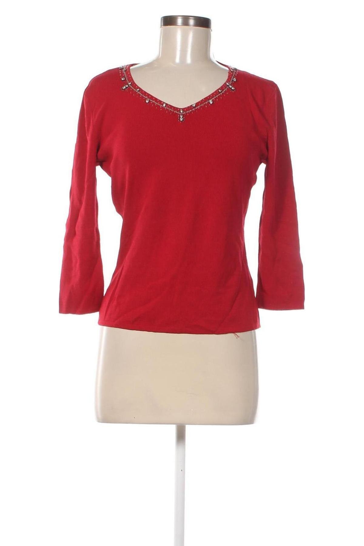 Damenpullover Dressbarn, Größe M, Farbe Rot, Preis € 8,49