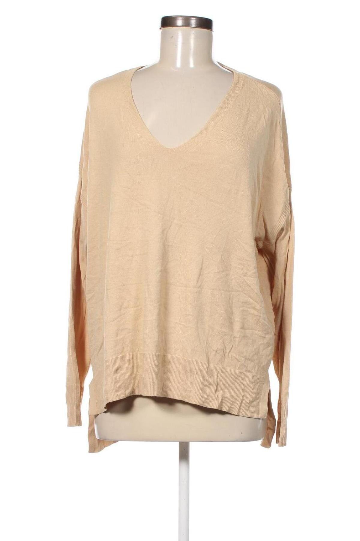 Damenpullover Essentials by Tchibo, Größe L, Farbe Beige, Preis € 9,49