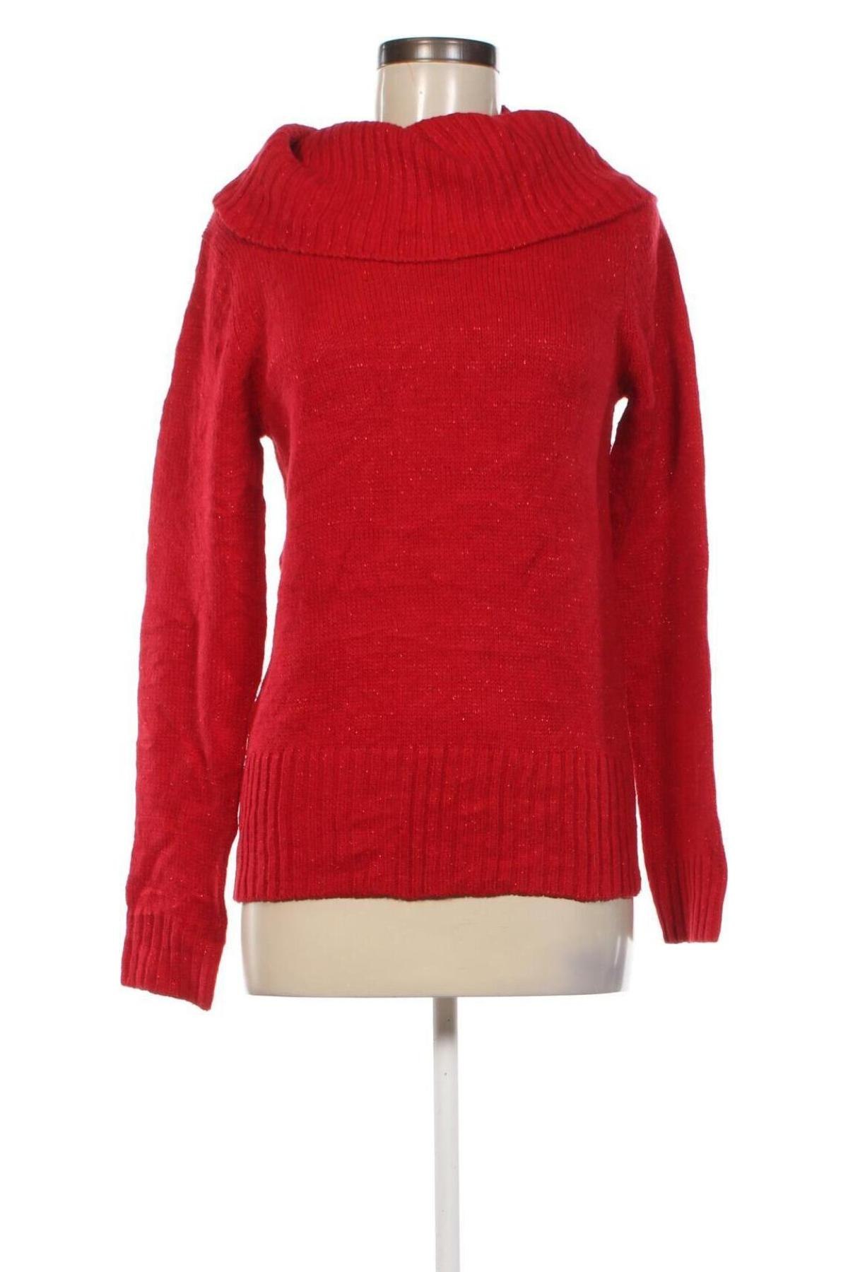 Damski sweter Faded Glory, Rozmiar M, Kolor Czerwony, Cena 51,99 zł