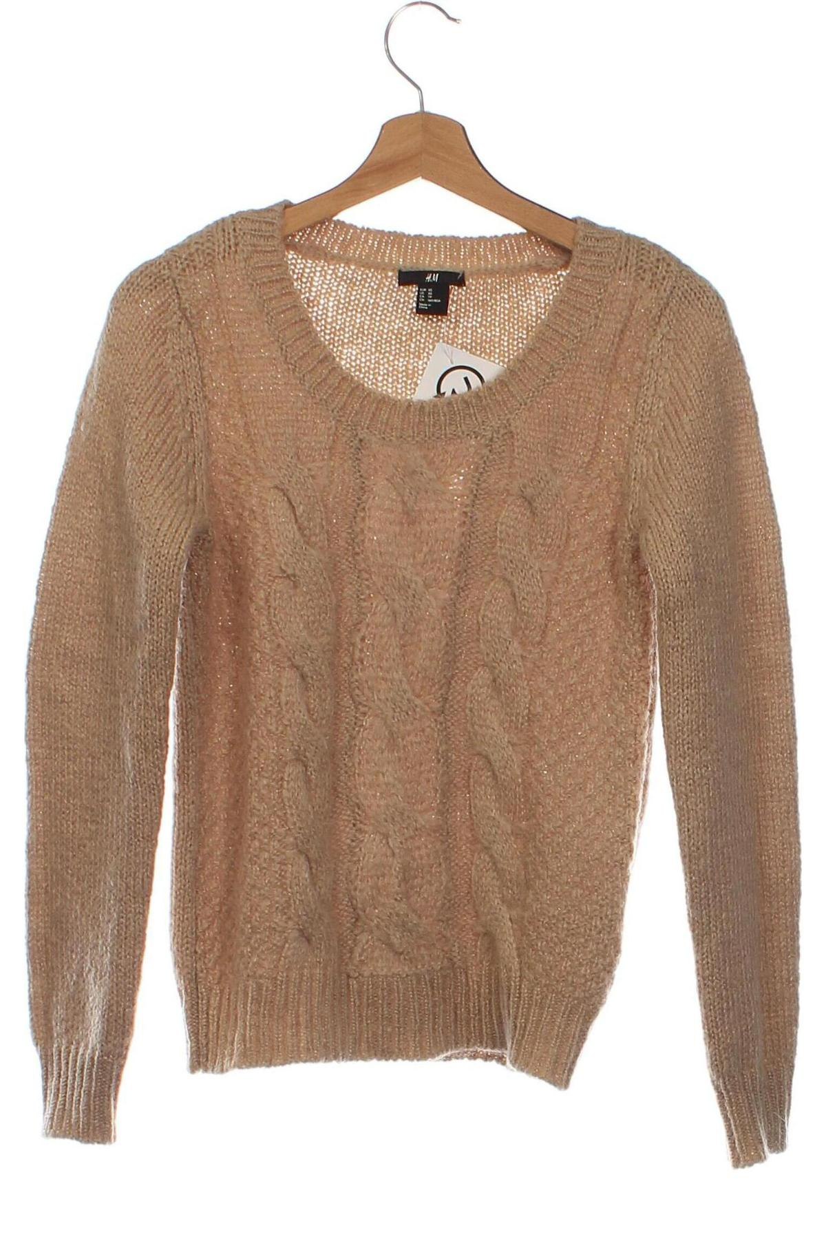 Damenpullover H&M, Größe XS, Farbe Beige, Preis 10,99 €