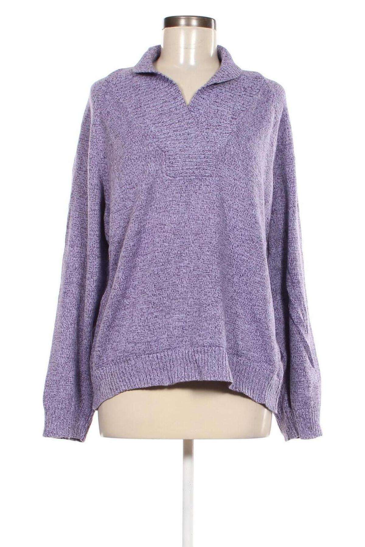 Damenpullover Karen Scott, Größe XL, Farbe Lila, Preis 8,49 €