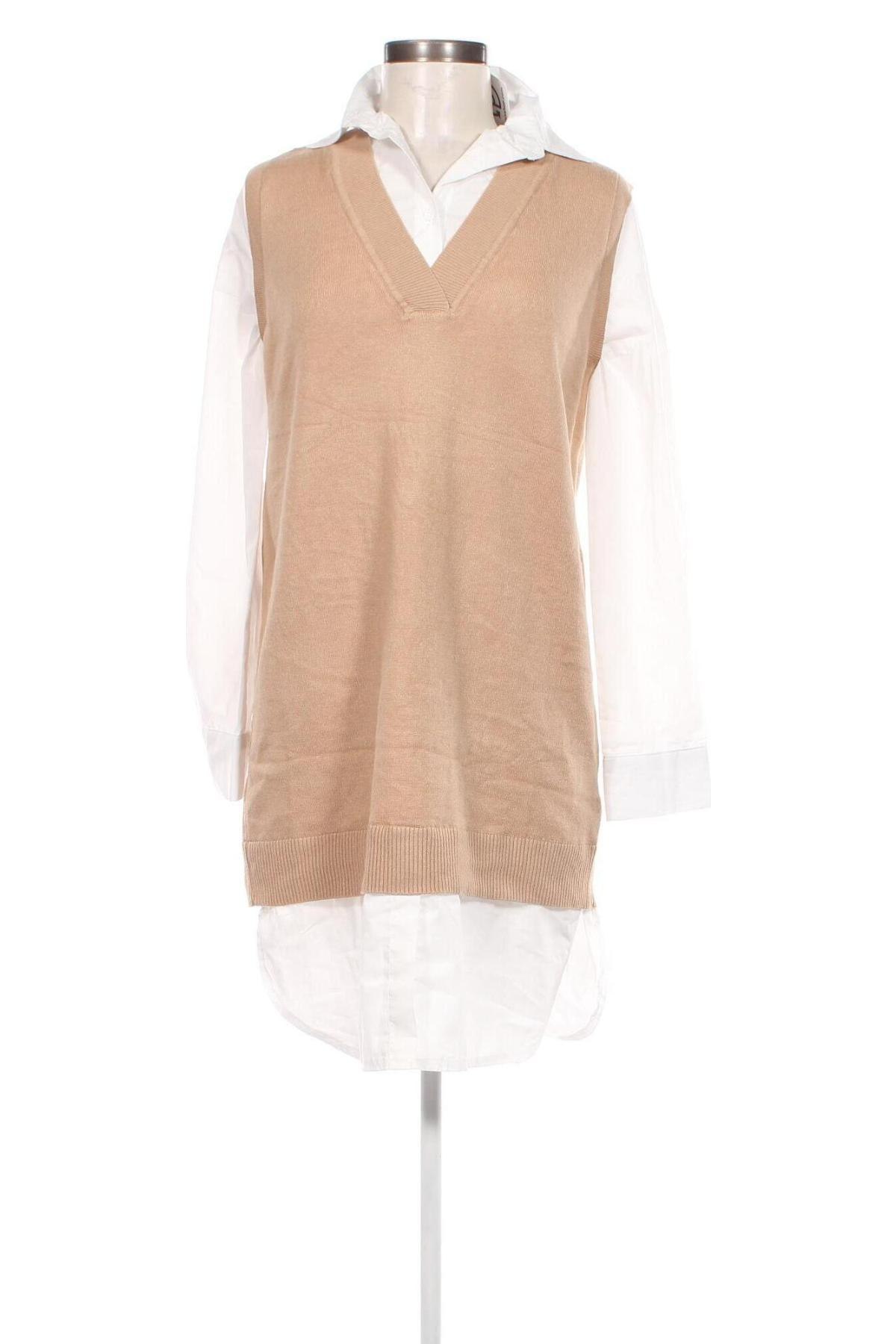 Damenpullover New Look, Größe M, Farbe Beige, Preis € 8,49