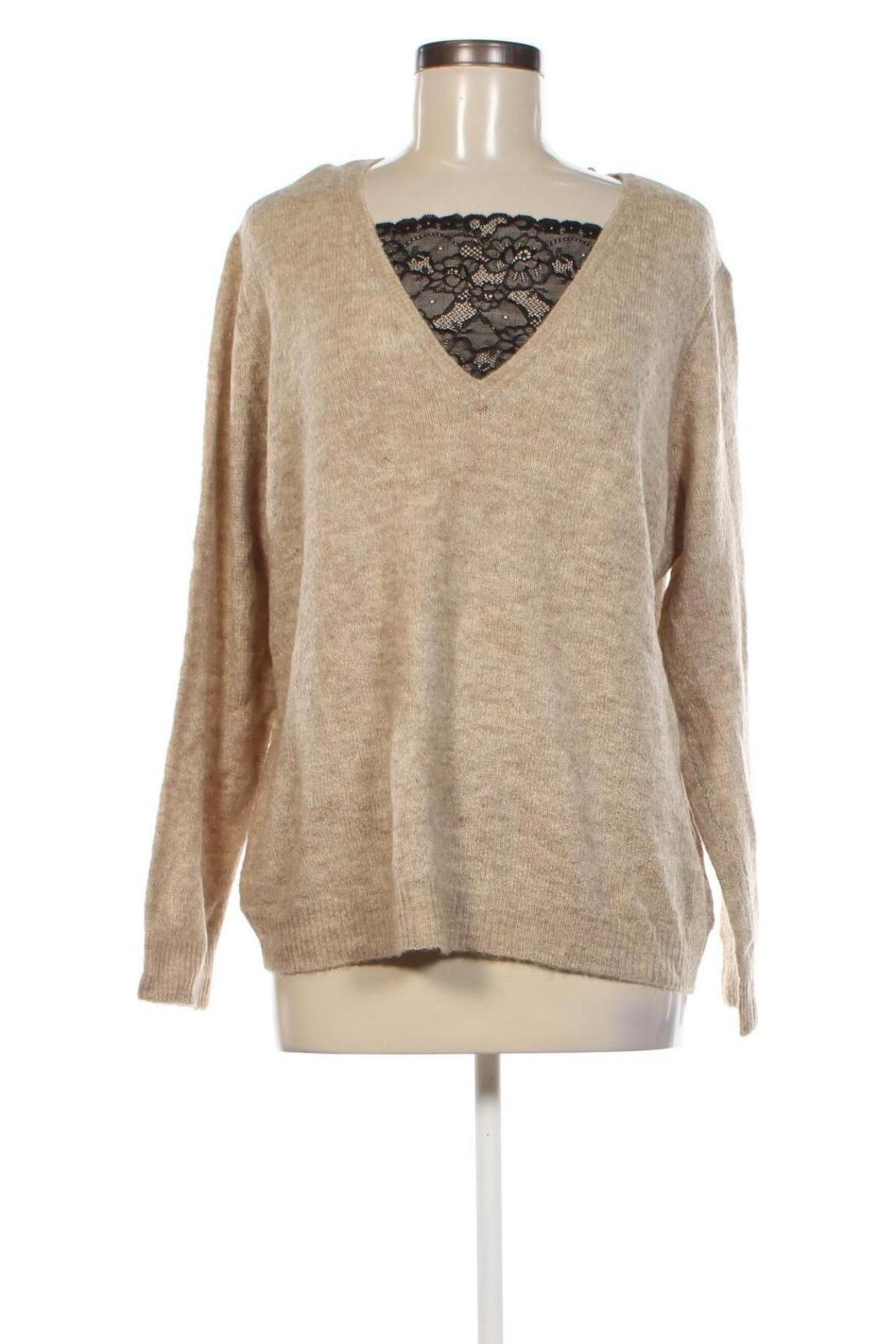 Damenpullover ONLY, Größe XL, Farbe Beige, Preis € 10,99