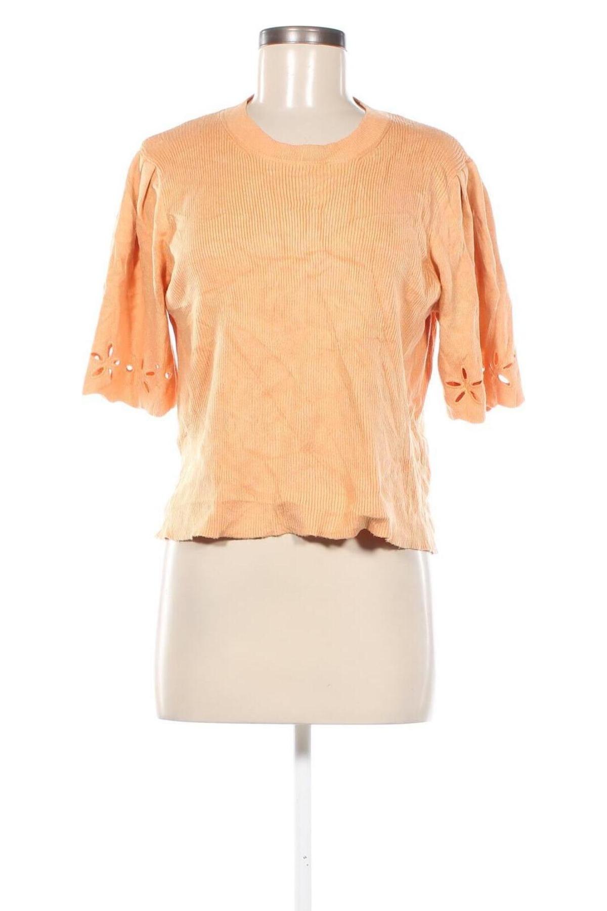 Damenpullover Object, Größe L, Farbe Orange, Preis € 4,99