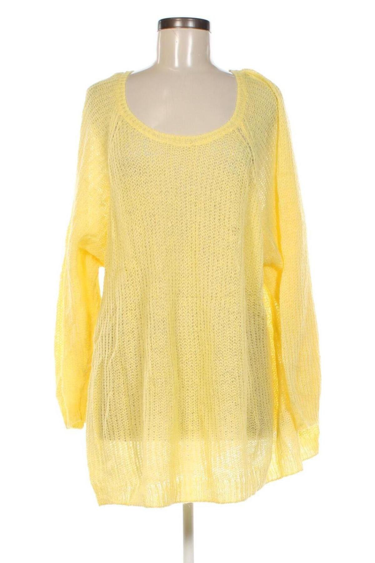 Damenpullover Zizzi, Größe XL, Farbe Gelb, Preis 20,99 €