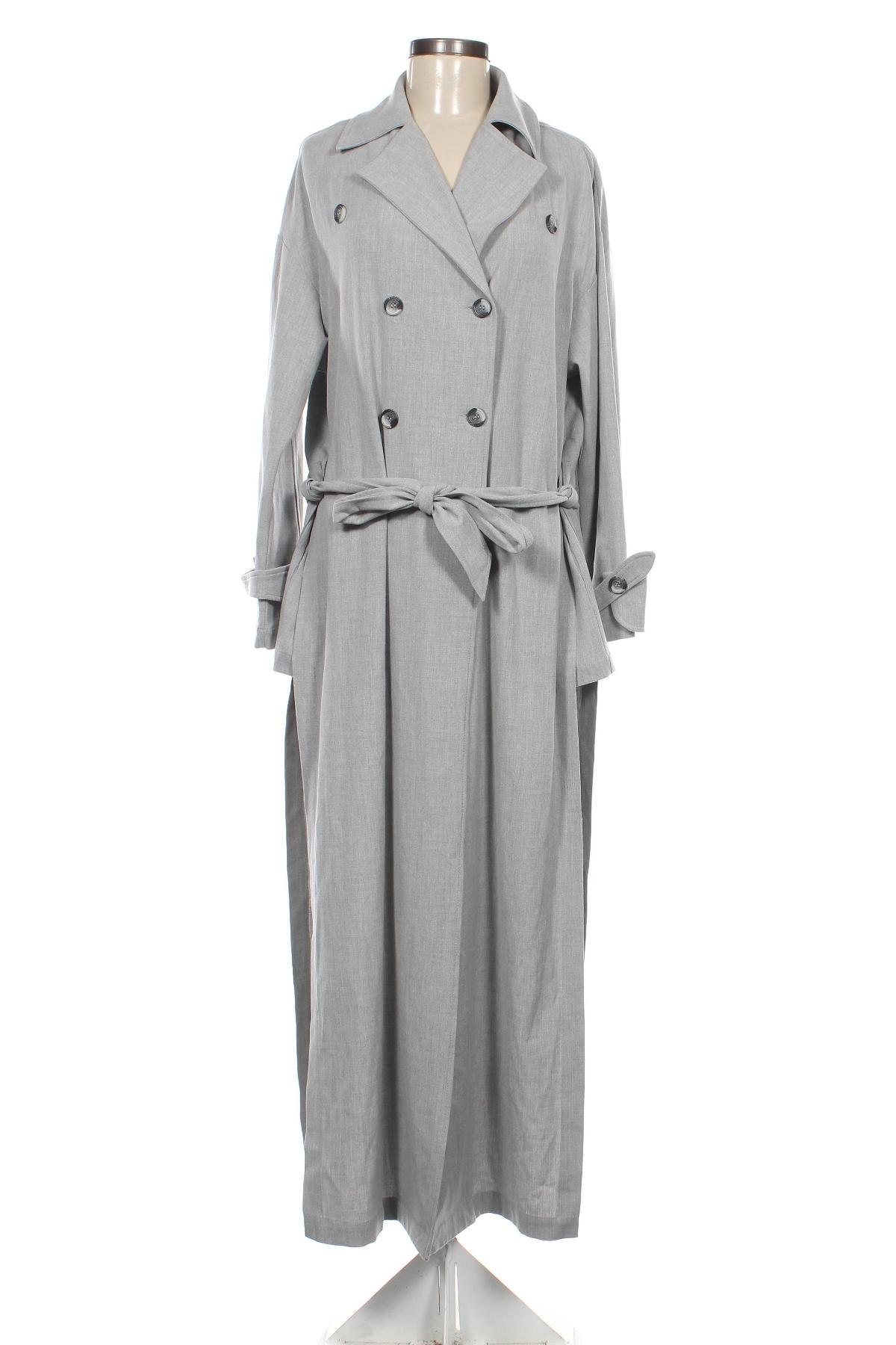 Damen Trench Coat Eleganza, Größe M, Farbe Grau, Preis € 27,00