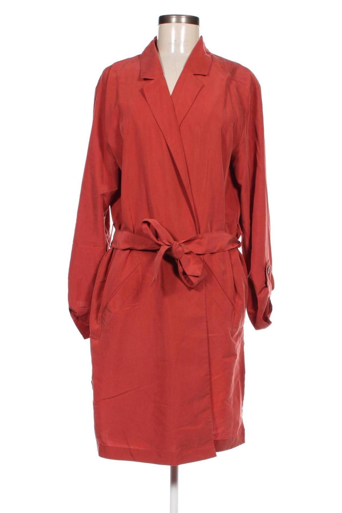 Damen Trenchcoat H&M, Größe L, Farbe Rot, Preis 41,49 €