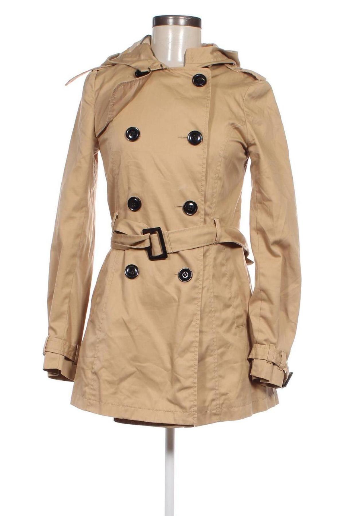 Trench de femei H&M Divided, Mărime XS, Culoare Bej, Preț 78,99 Lei