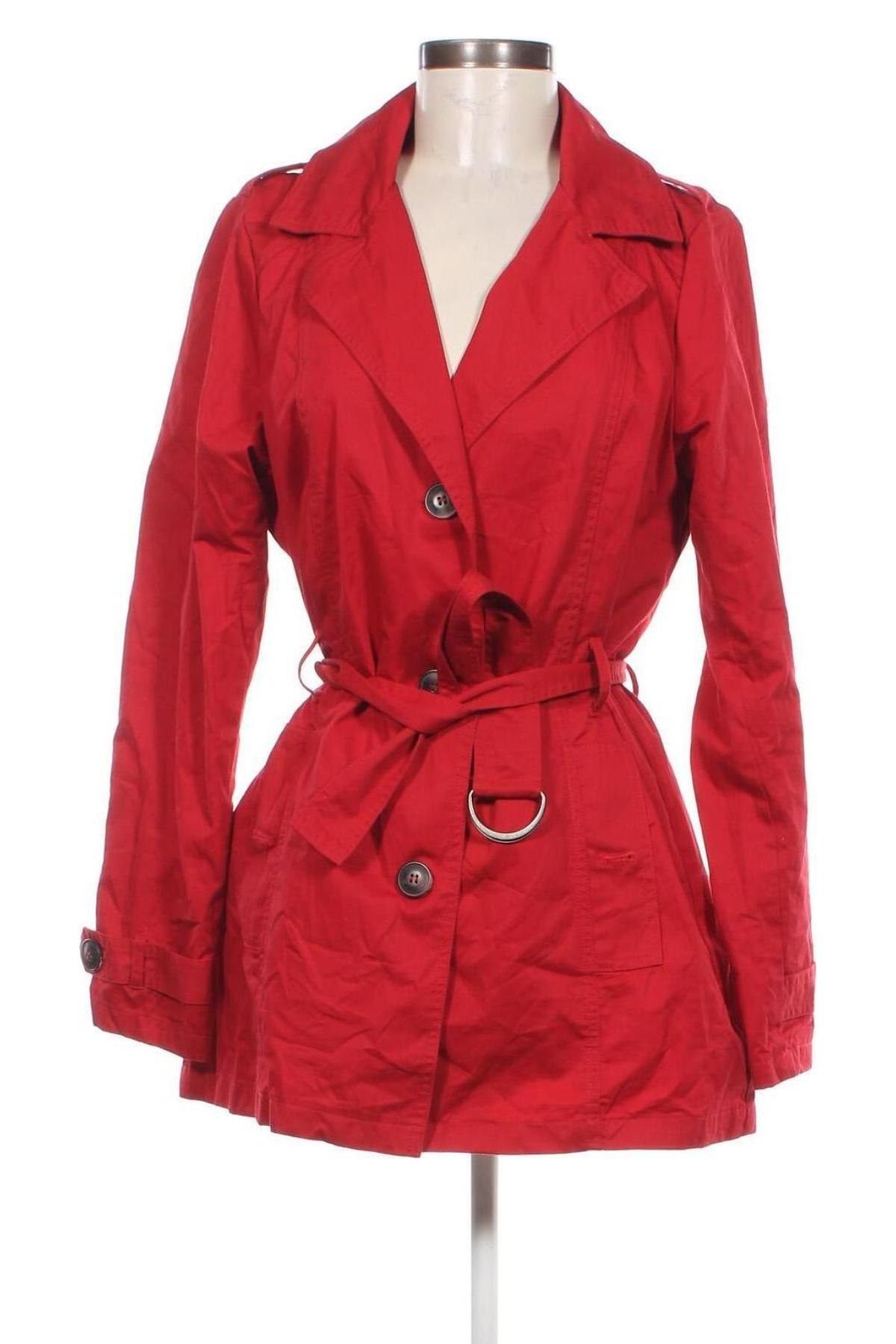 Damen Trench Coat Multiblu, Größe M, Farbe Rot, Preis € 47,99