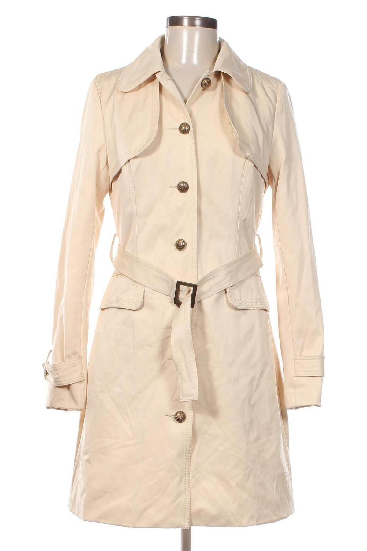 Damen Trenchcoat Orsay, Größe S, Farbe Ecru, Preis 24,49 €