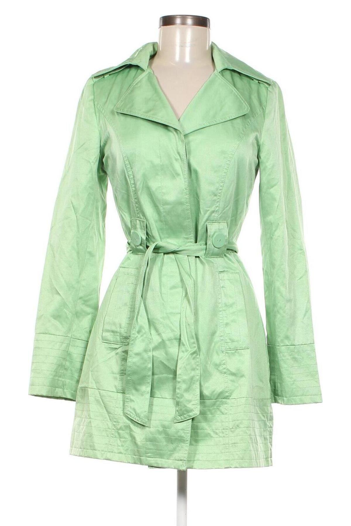 Damen Trenchcoat Orsay, Größe S, Farbe Grün, Preis 16,99 €