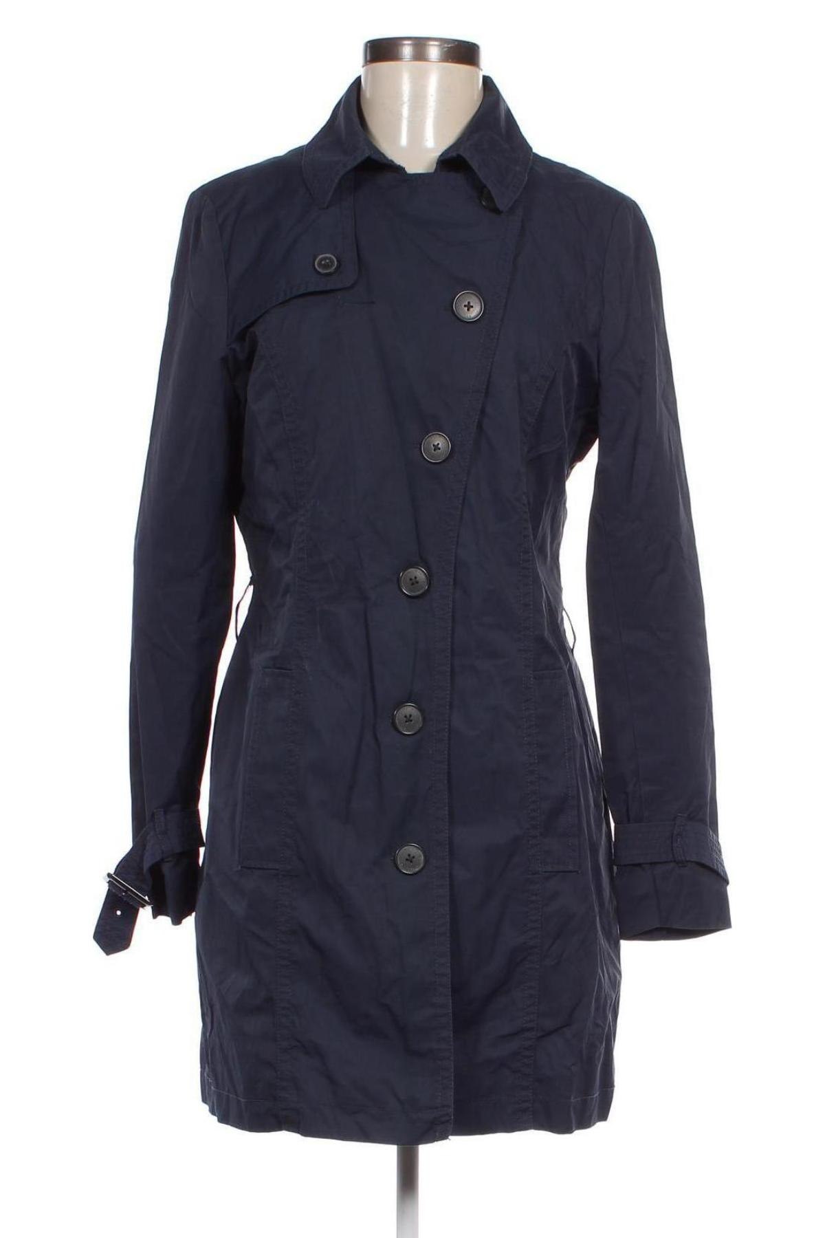 Damen Trenchcoat Tom Tailor, Größe M, Farbe Blau, Preis 23,99 €