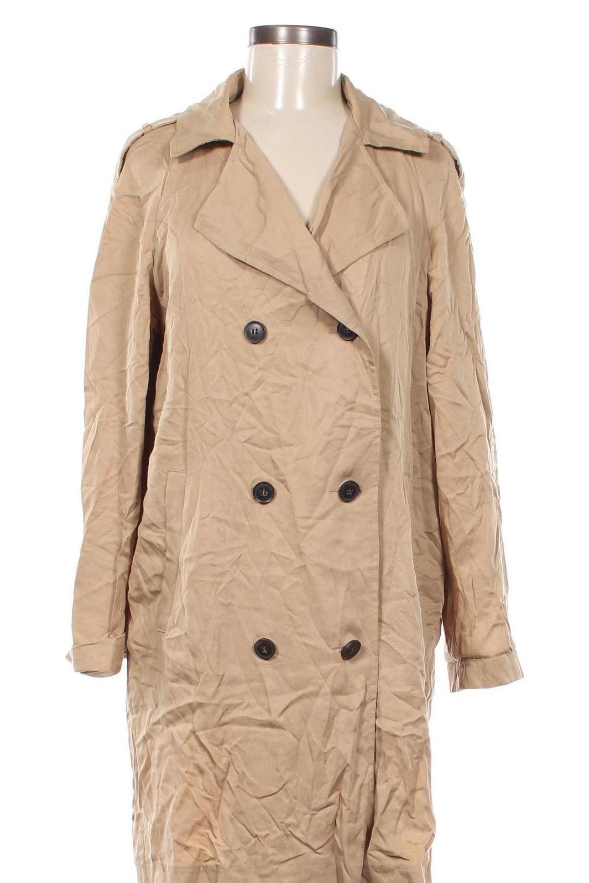 Damen Trenchcoat Topshop, Größe M, Farbe Beige, Preis 20,49 €