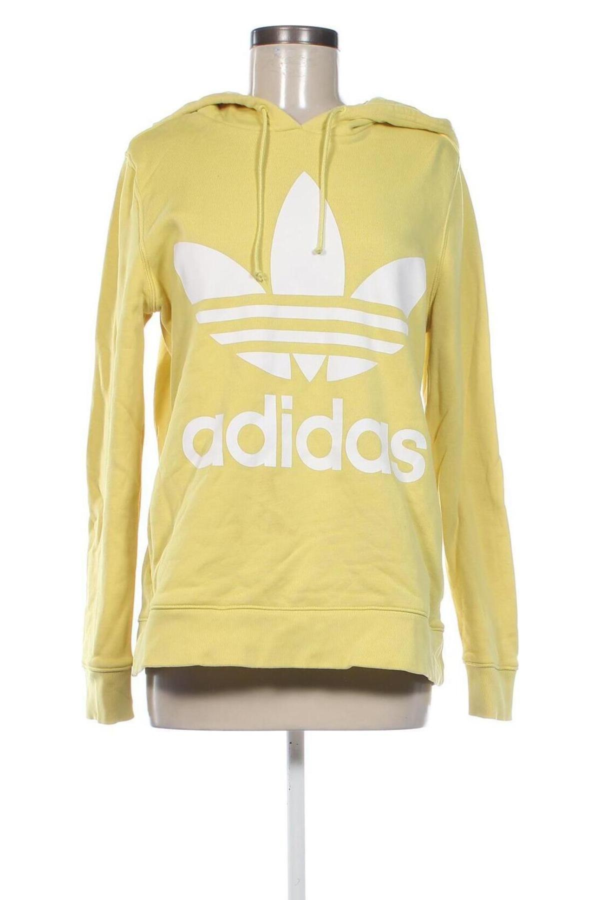 Дамски суичър Adidas Originals, Размер M, Цвят Жълт, Цена 20,99 лв.