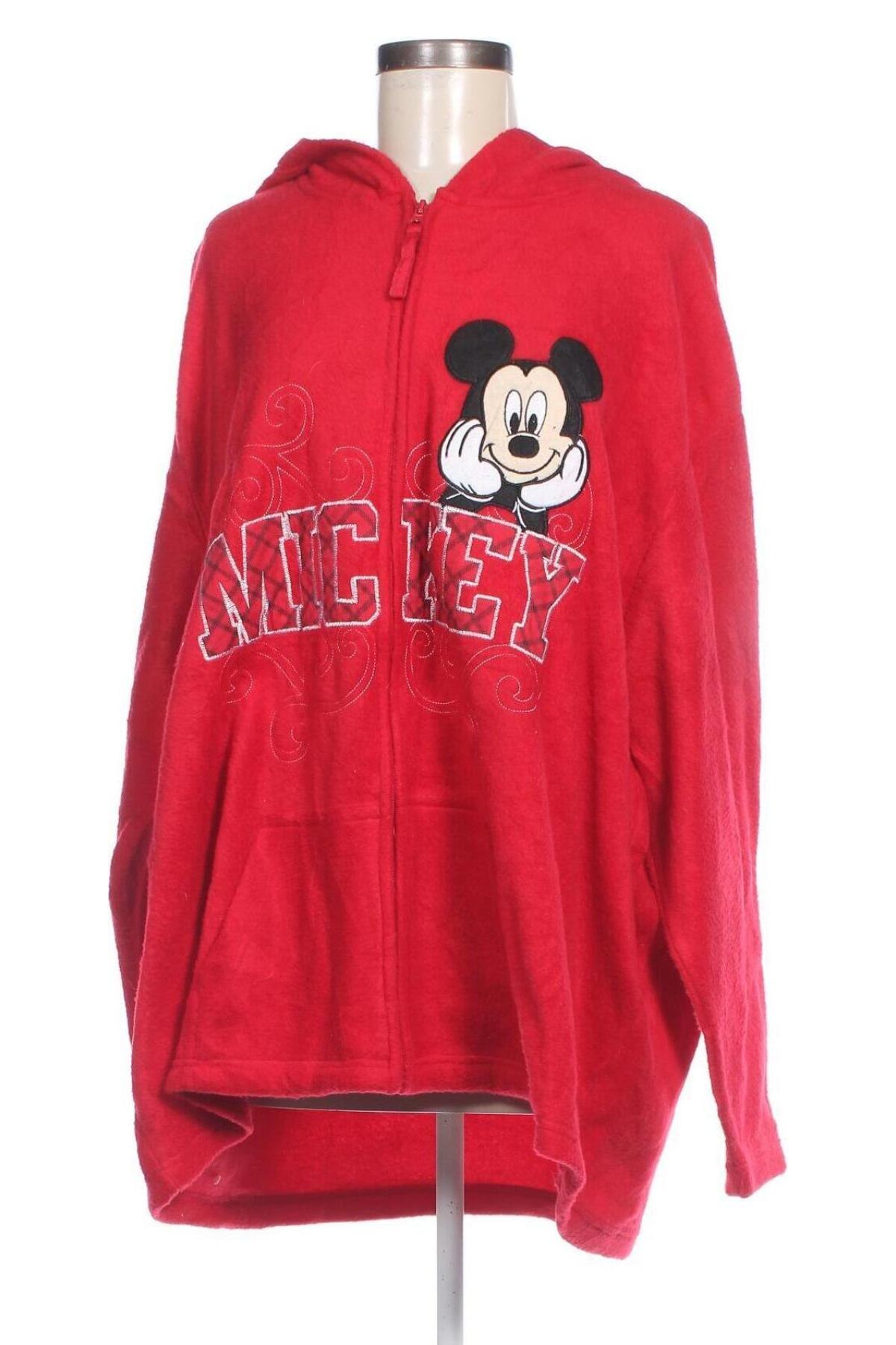 Damen Sweatshirt Disney, Größe 4XL, Farbe Rot, Preis 10,49 €