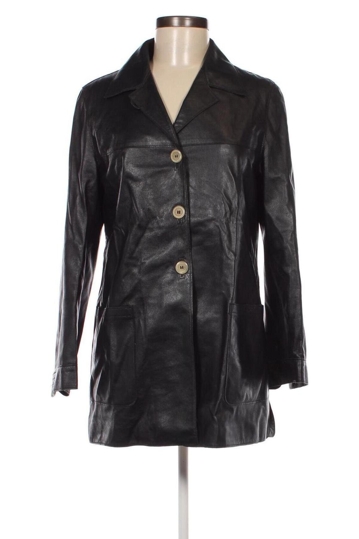 Damen Lederjacke, Größe M, Farbe Schwarz, Preis € 61,51