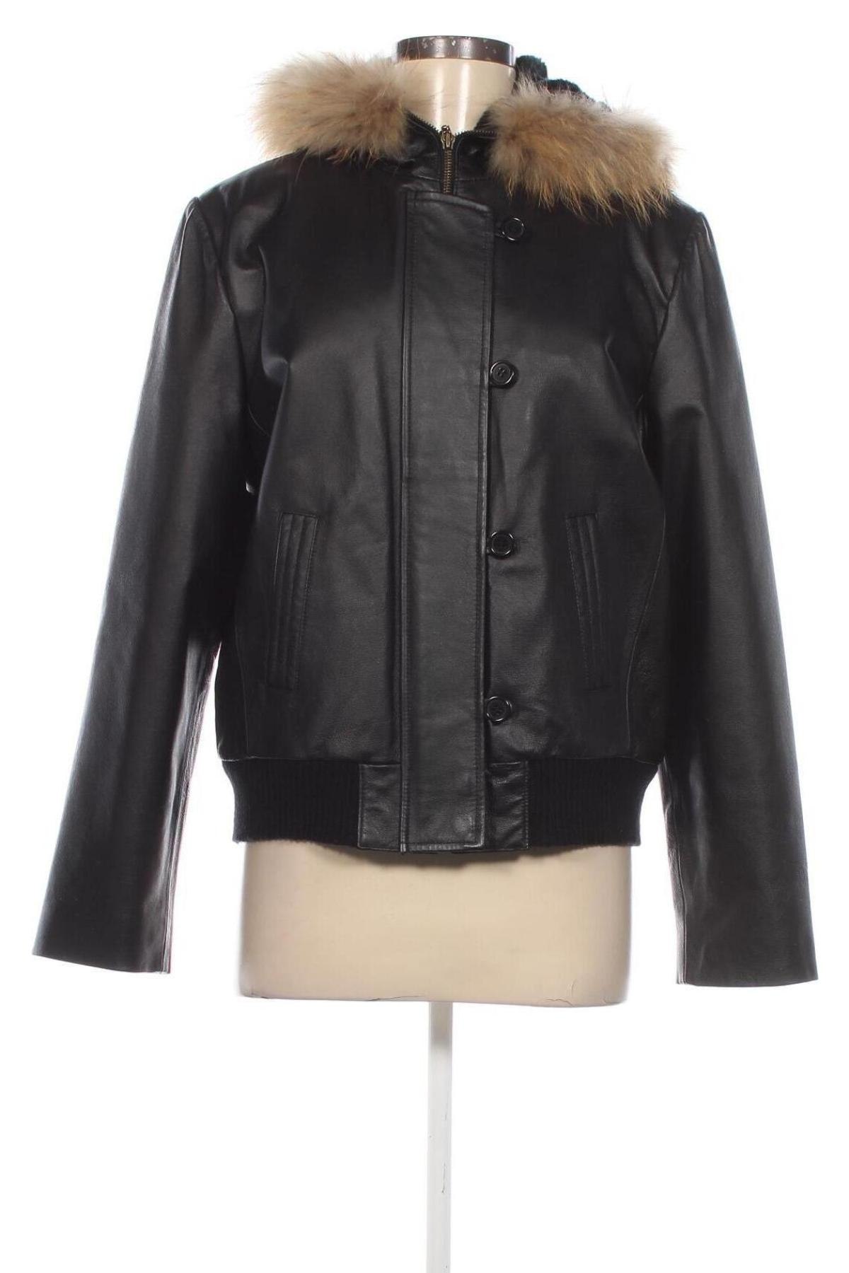 Damen Lederjacke, Größe XL, Farbe Schwarz, Preis € 50,00