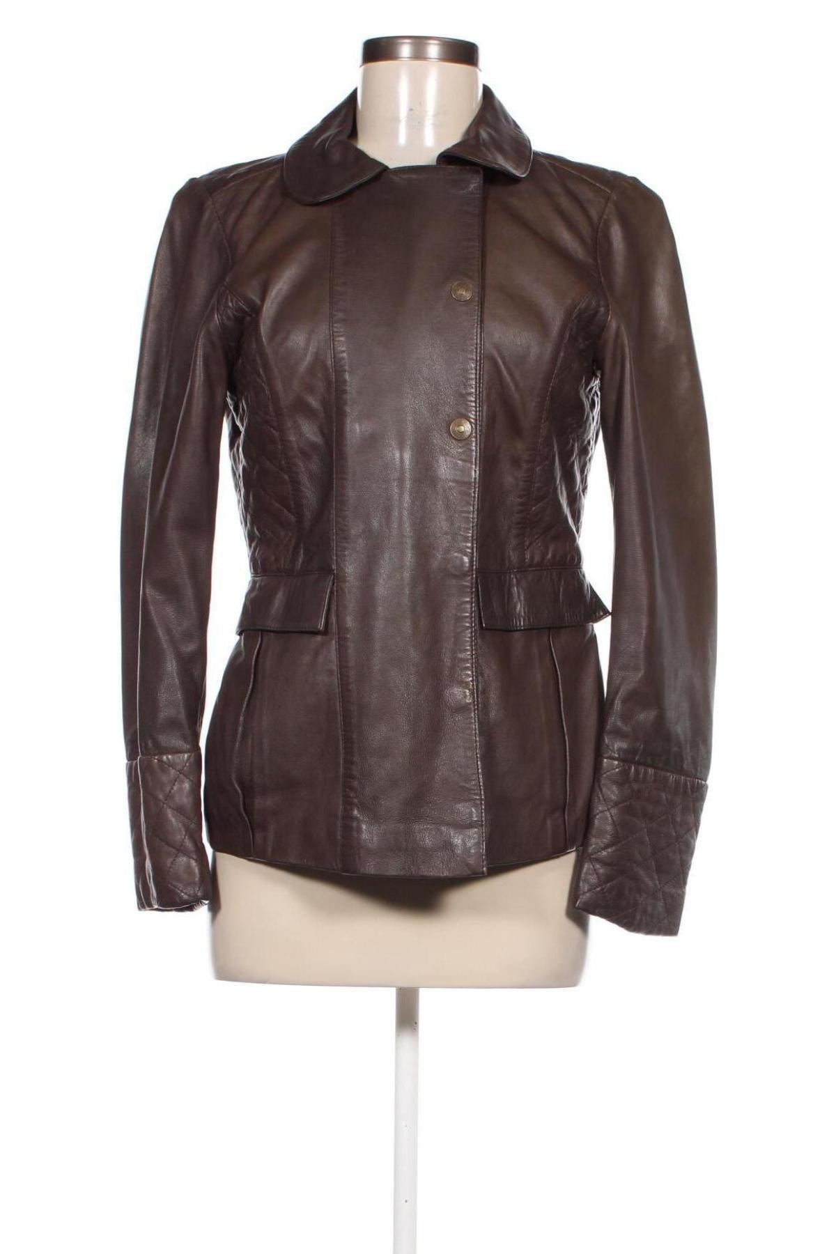 Damen Lederjacke, Größe L, Farbe Braun, Preis € 34,99