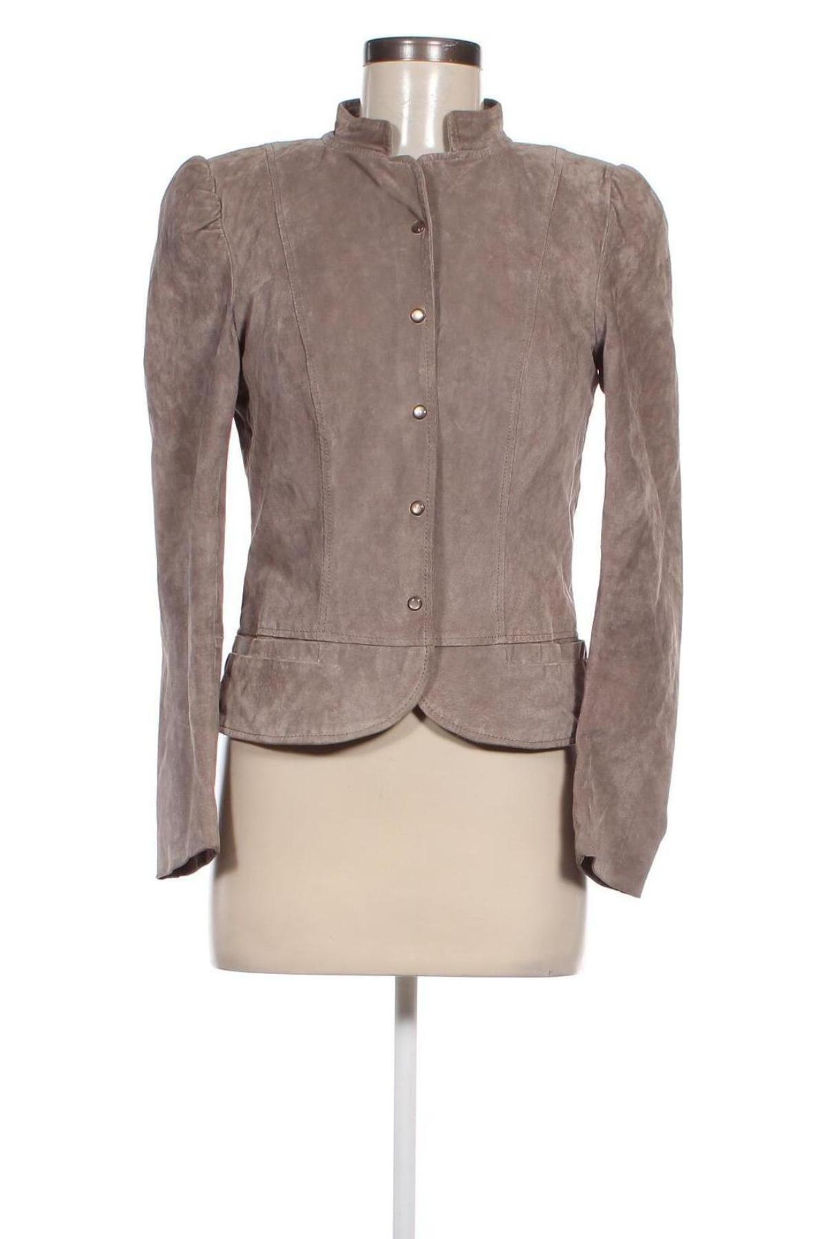 Damen Lederjacke Camaieu, Größe S, Farbe Beige, Preis € 35,49