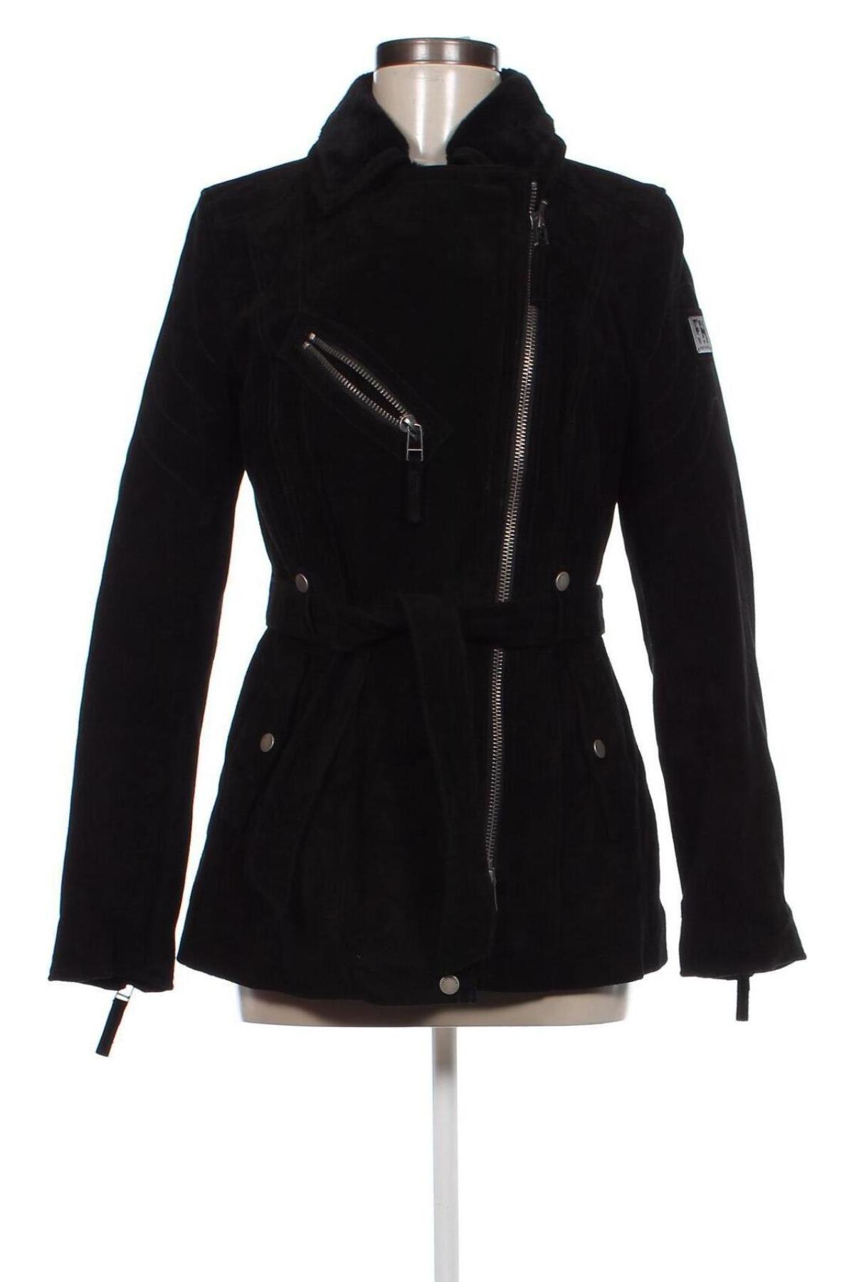 Damen Lederjacke Freaky Nation, Größe M, Farbe Schwarz, Preis € 84,60