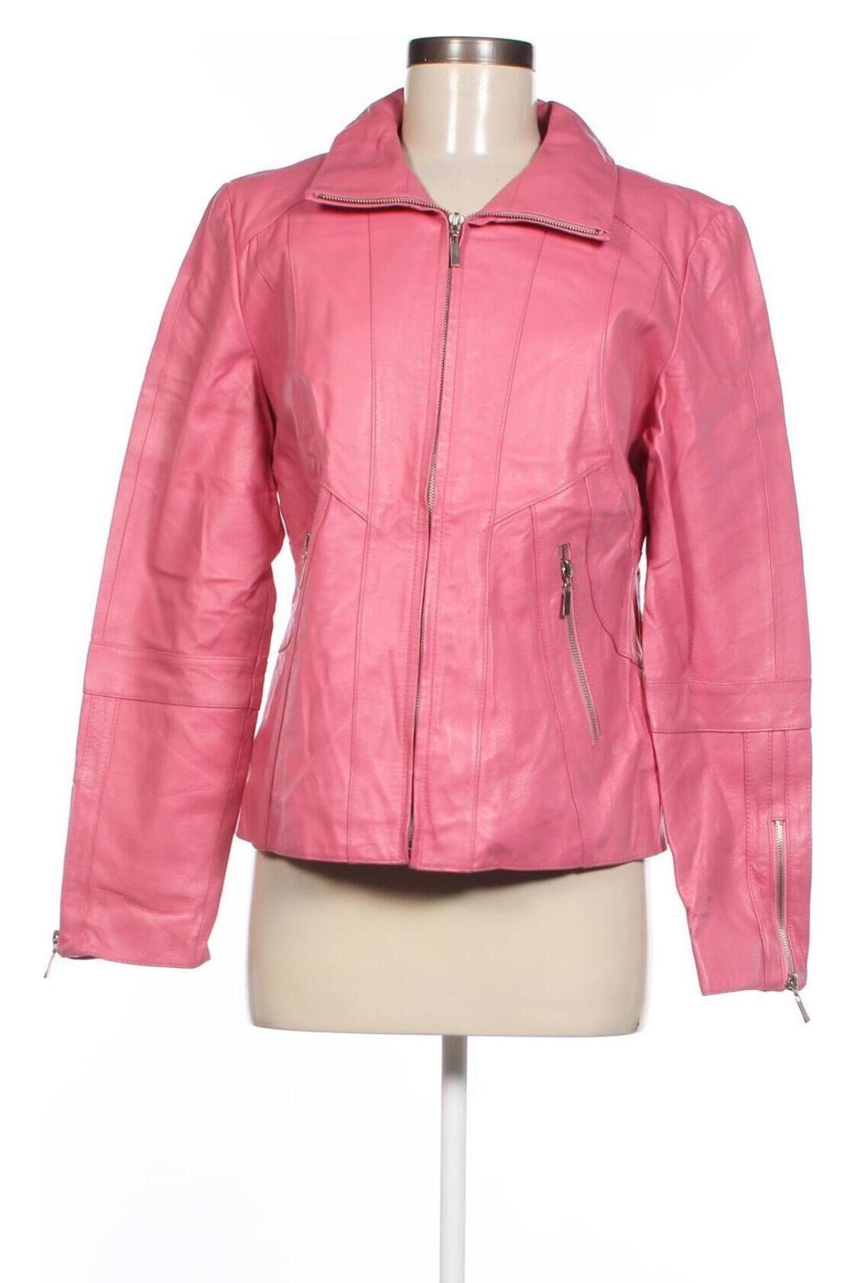 Damen Lederjacke Giacca a Gallery Company, Größe M, Farbe Rosa, Preis 67,99 €