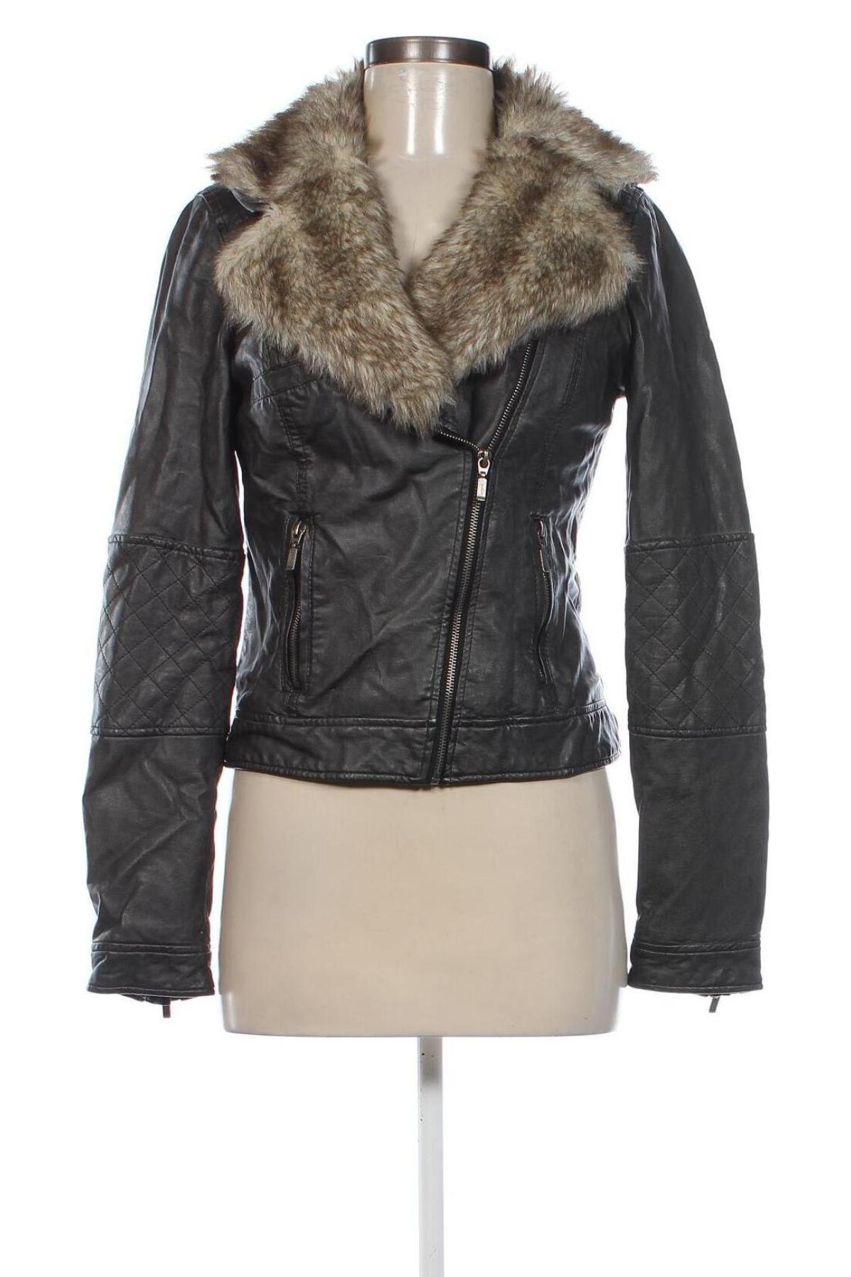 Damen Lederjacke Revelation, Größe S, Farbe Grau, Preis € 21,49