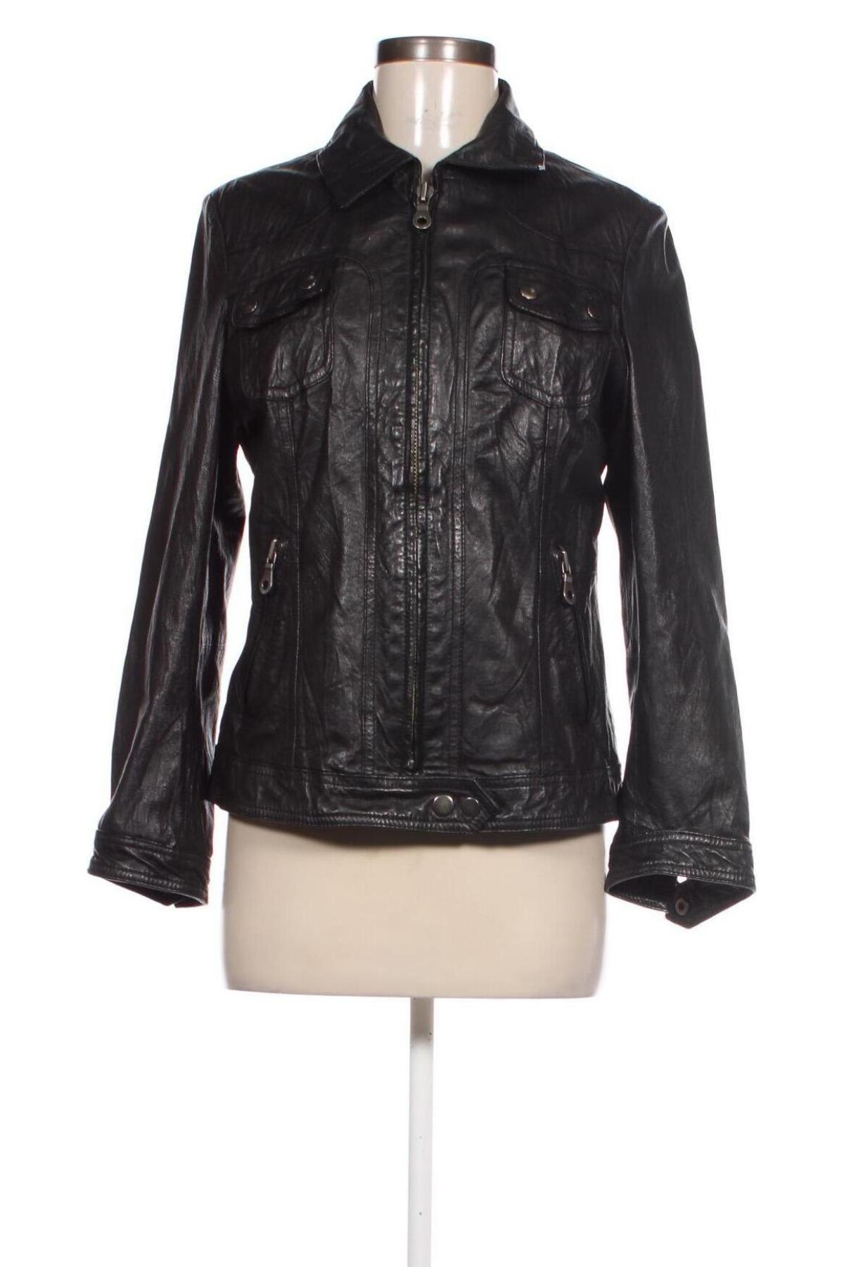 Damen Lederjacke Zero, Größe M, Farbe Schwarz, Preis € 68,49