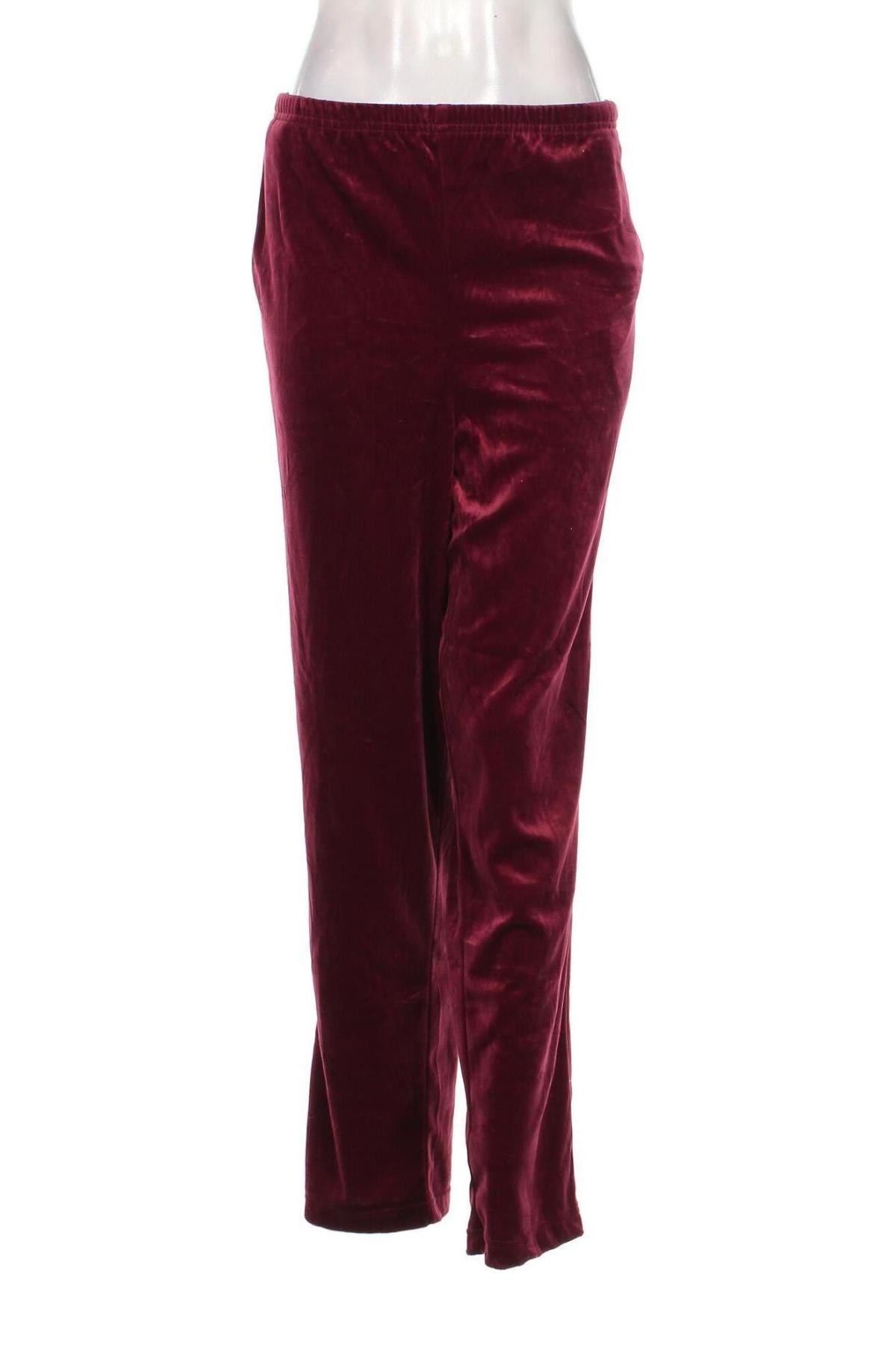 Damen Fleecehose, Größe L, Farbe Rot, Preis 20,49 €