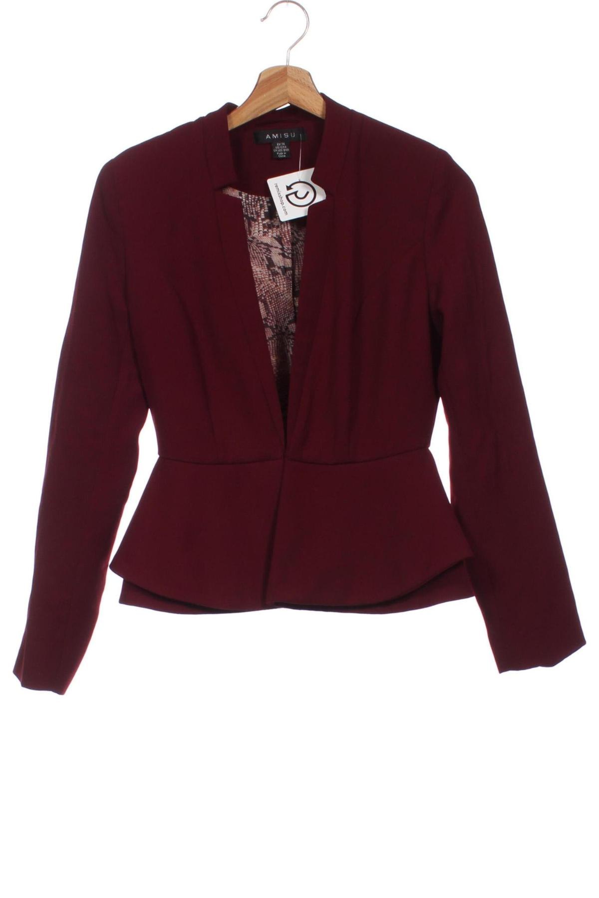 Damen Blazer Amisu, Größe XS, Farbe Rot, Preis € 15,99