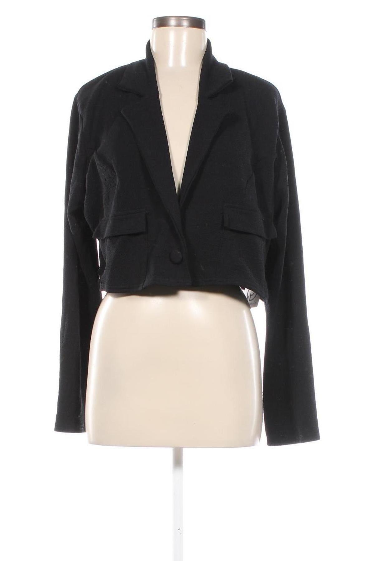 Damen Blazer Boohoo, Größe XL, Farbe Schwarz, Preis 5,99 €