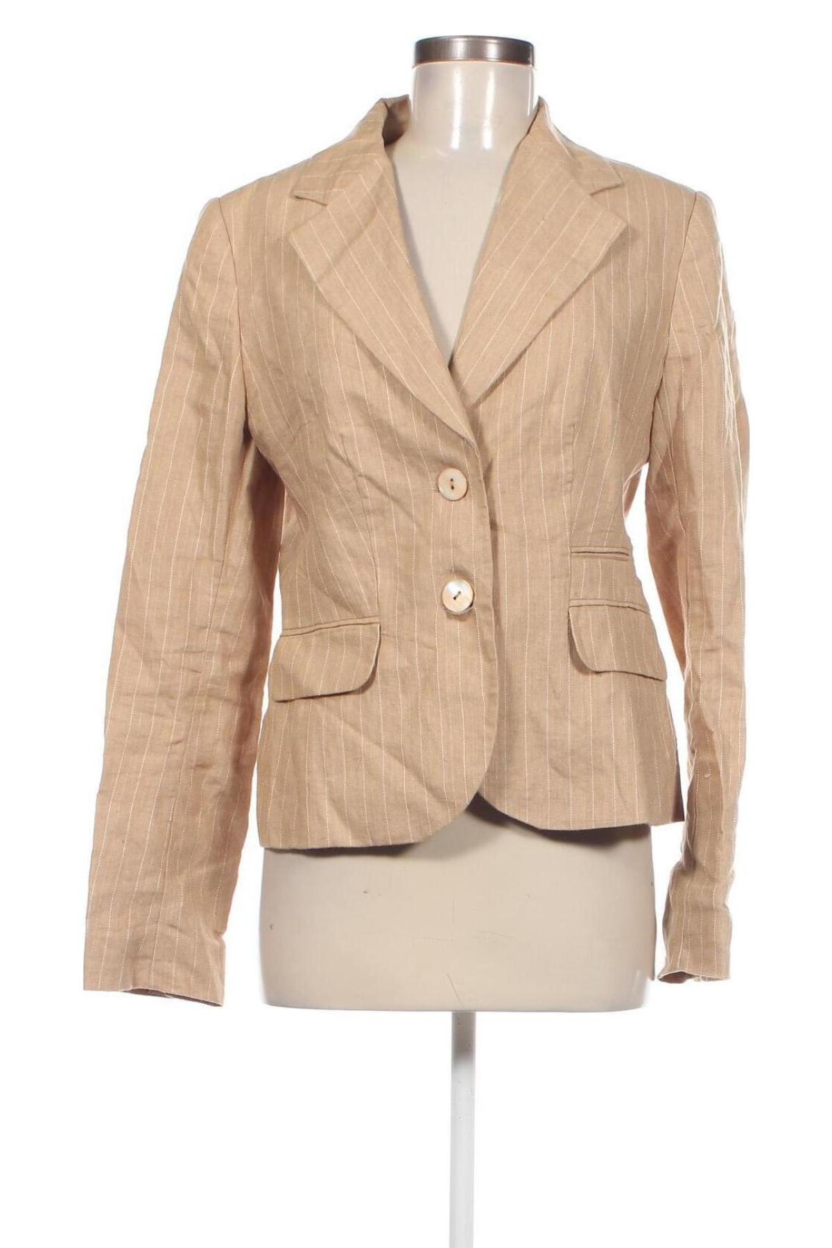 Damen Blazer H&M, Größe M, Farbe Beige, Preis 15,99 €