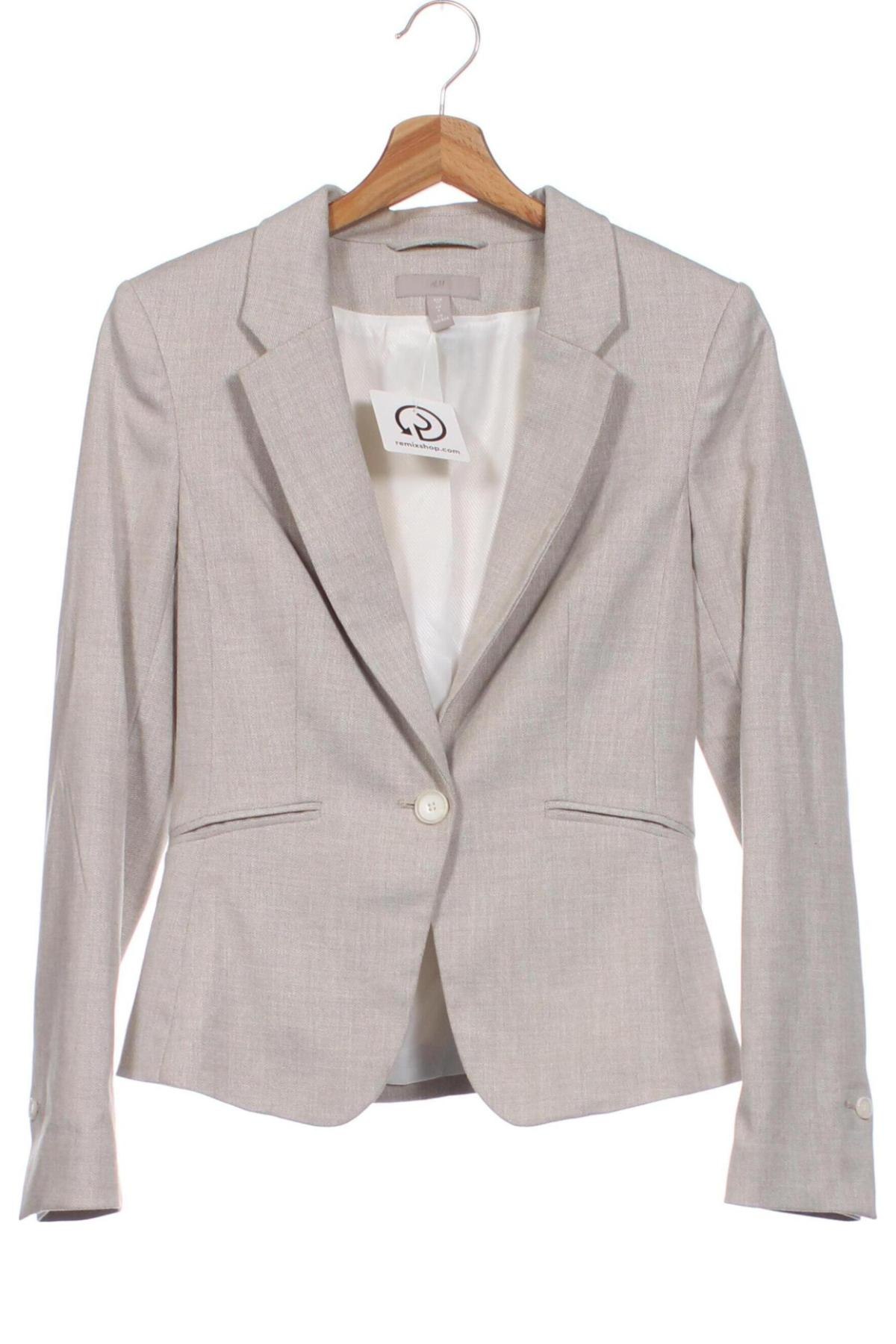 Damen Blazer H&M, Größe XS, Farbe Beige, Preis € 15,99