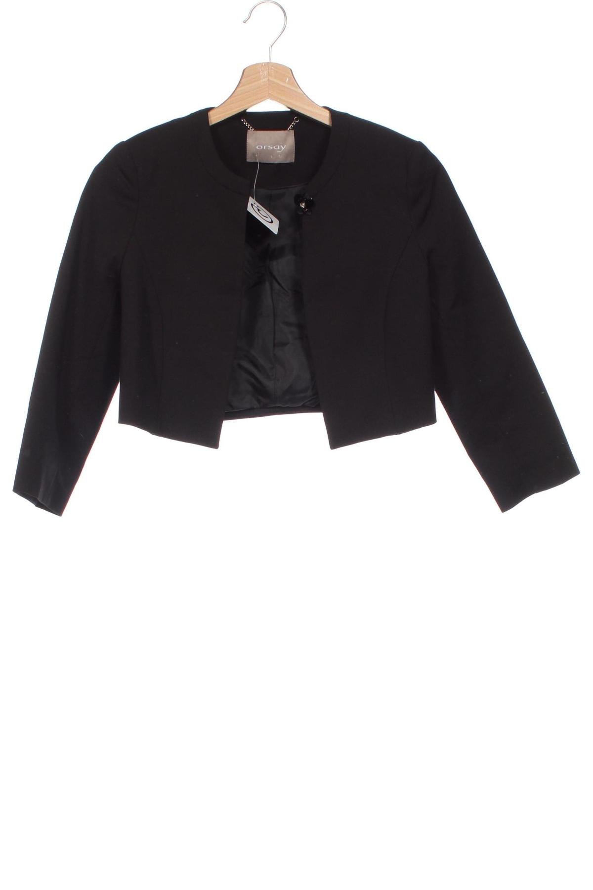 Damen Blazer Orsay, Größe XS, Farbe Schwarz, Preis 14,99 €