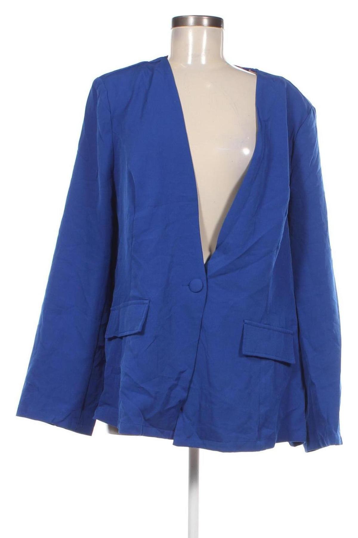 Damen Blazer SHEIN, Größe 4XL, Farbe Blau, Preis € 17,49