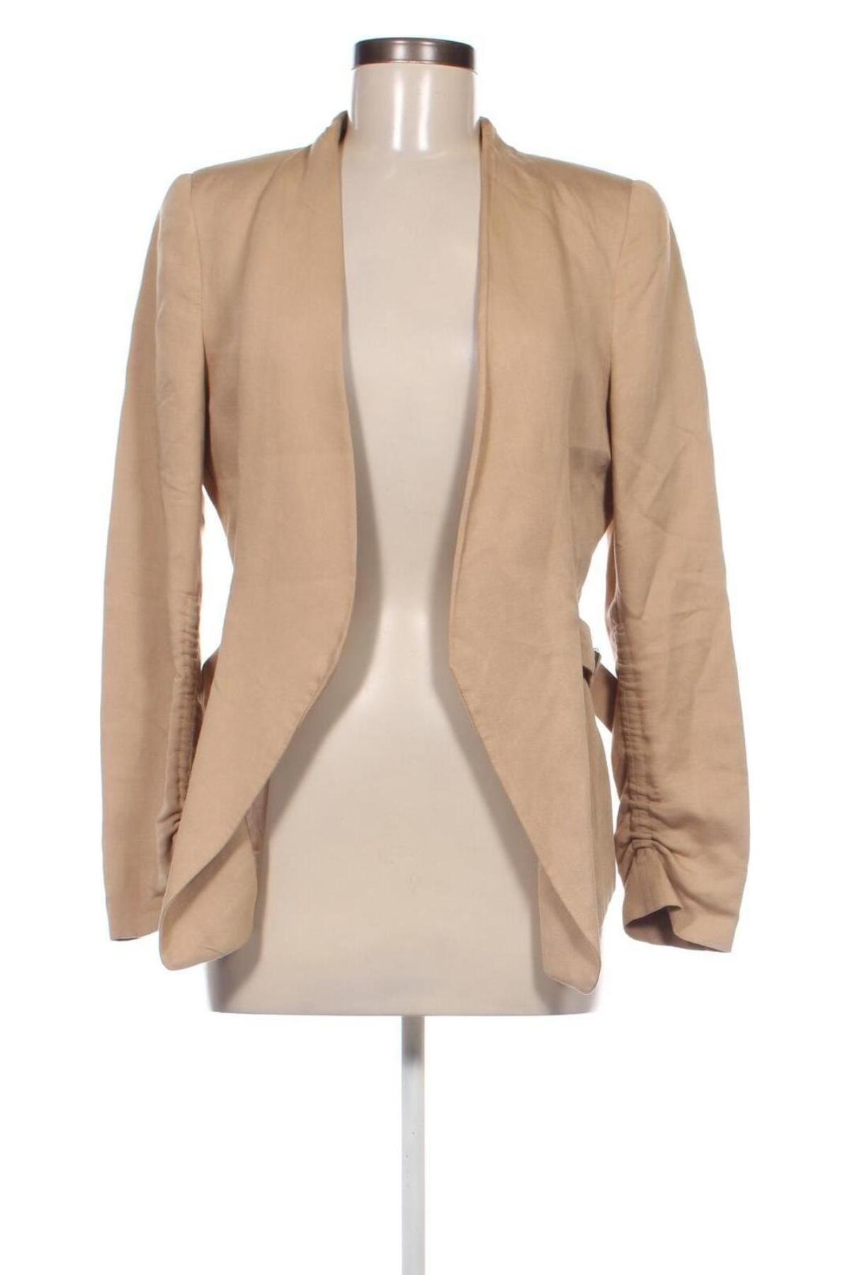 Damen Blazer Zara, Größe M, Farbe Beige, Preis € 15,99