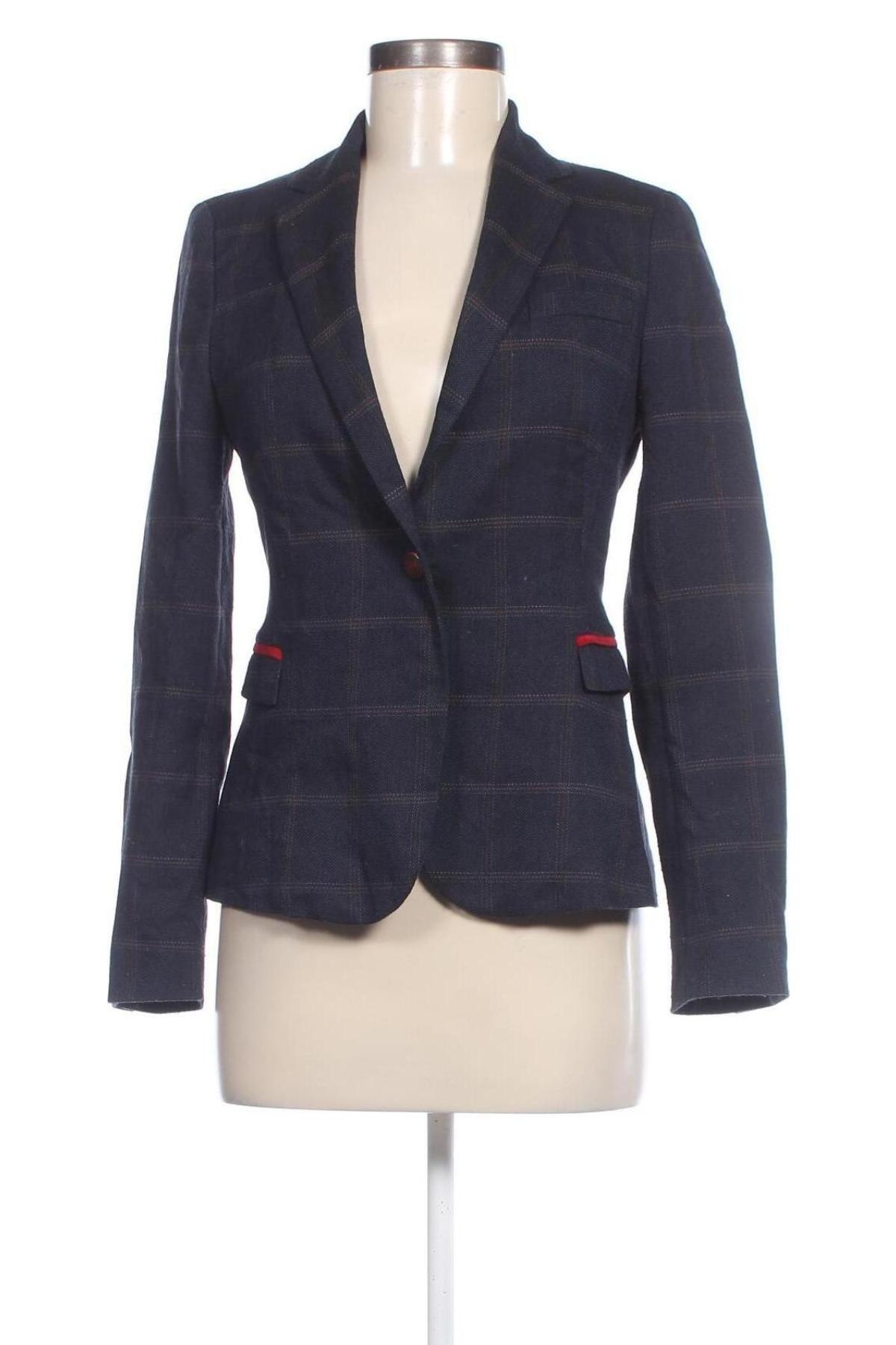 Damen Blazer Zara, Größe S, Farbe Blau, Preis 17,49 €