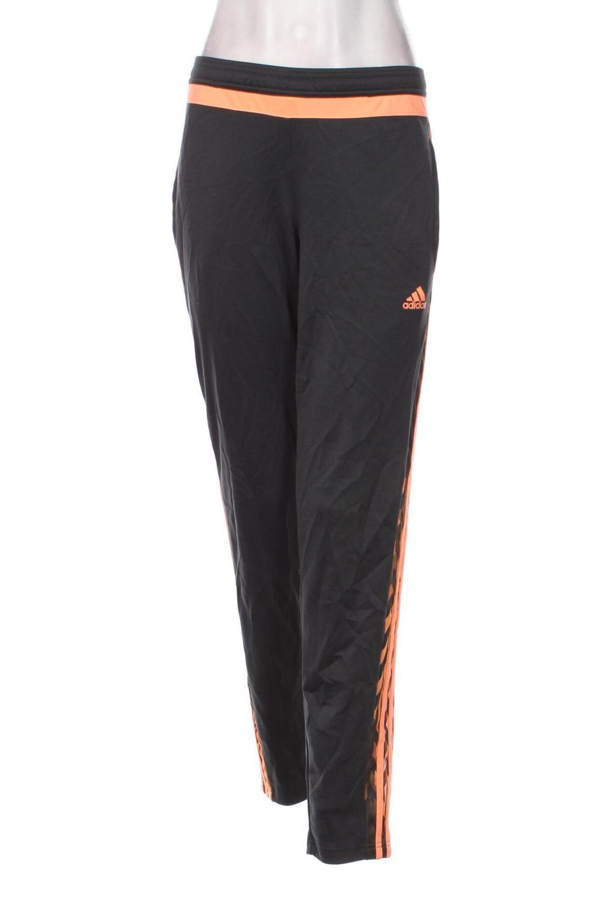 Damen Sporthose Adidas, Größe L, Farbe Grau, Preis 26,49 €