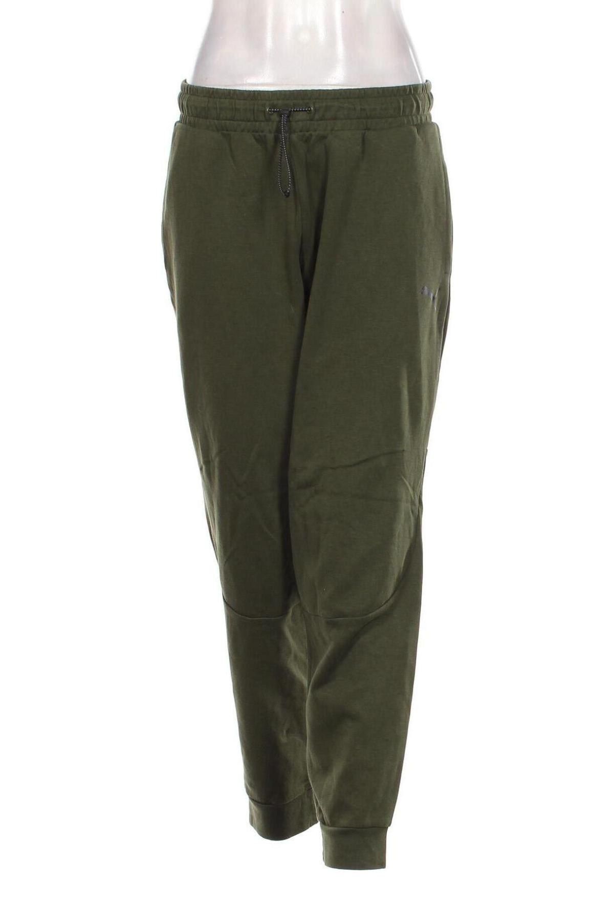 Pantaloni trening de femei PUMA, Mărime M, Culoare Verde, Preț 101,99 Lei