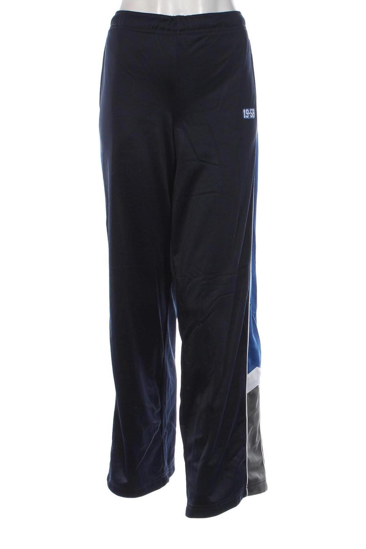 Pantaloni trening de femei Sportek, Mărime L, Culoare Albastru, Preț 43,99 Lei