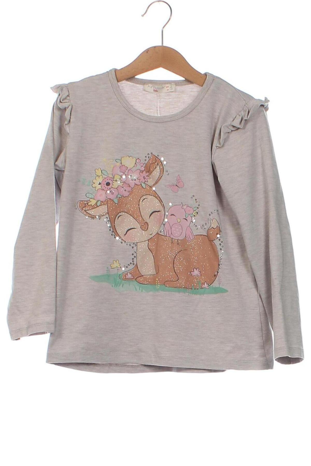 Kinder Shirt, Größe 7-8y/ 128-134 cm, Farbe Grau, Preis € 2,99