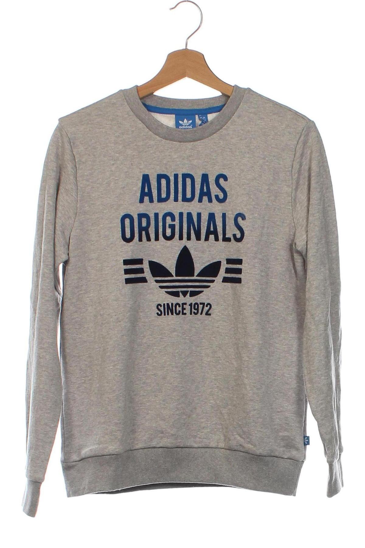 Детска блуза Adidas Originals, Размер 13-14y/ 164-168 см, Цвят Сив, Цена 27,99 лв.