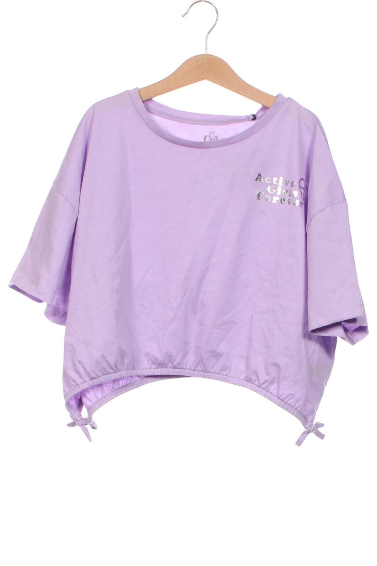 Kinder Shirt C&A, Größe 11-12y/ 152-158 cm, Farbe Lila, Preis 5,99 €