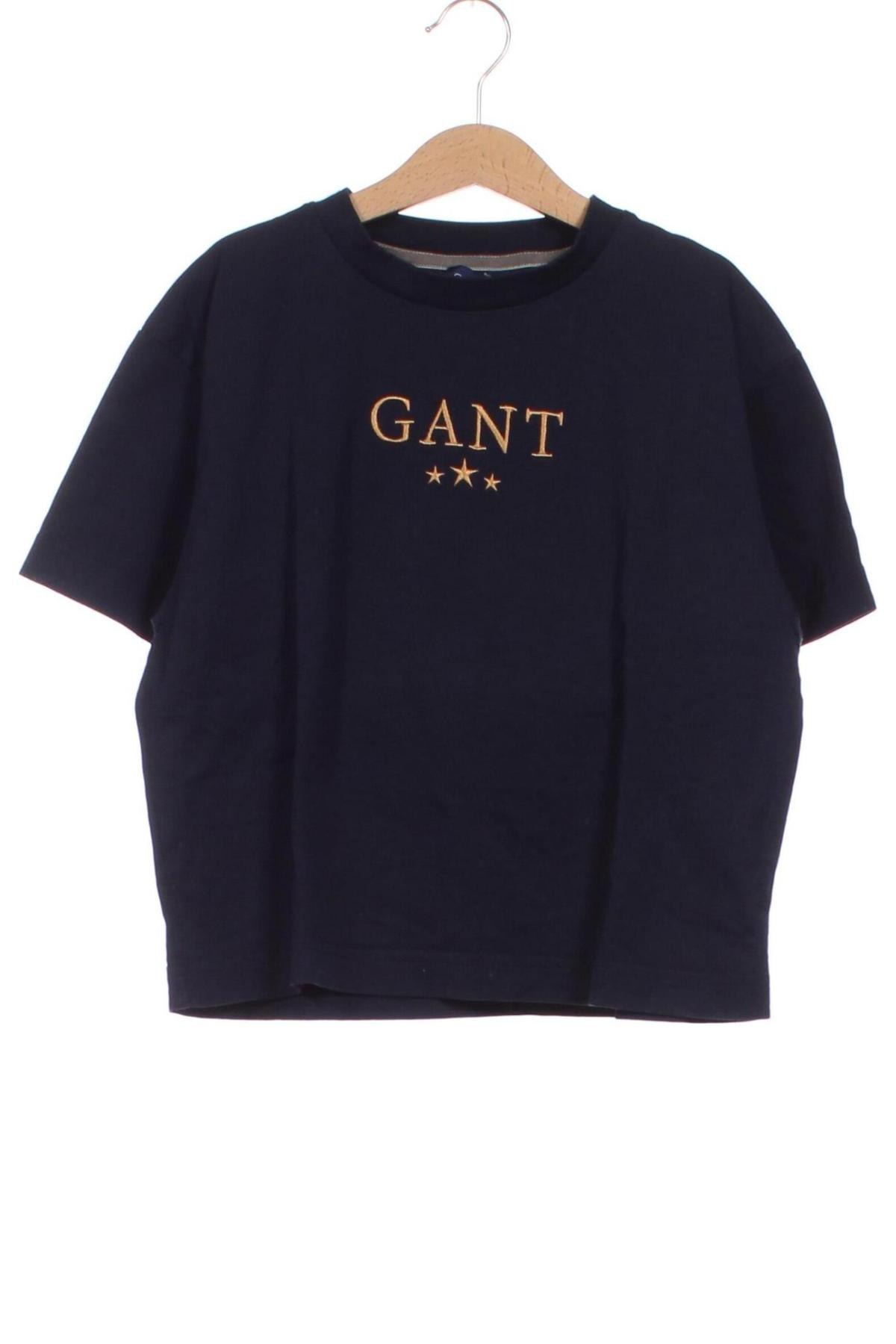 Kinder Shirt Gant, Größe 12-13y/ 158-164 cm, Farbe Blau, Preis 13,99 €