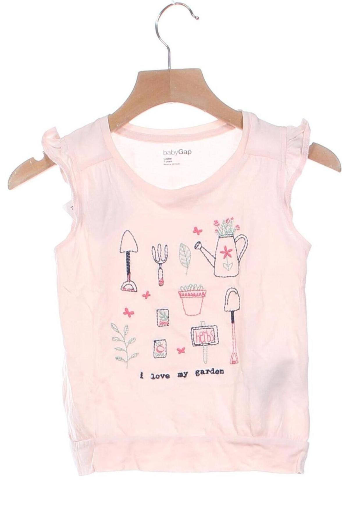 Kinder Shirt Gap Baby, Größe 2-3y/ 98-104 cm, Farbe Rosa, Preis 9,00 €