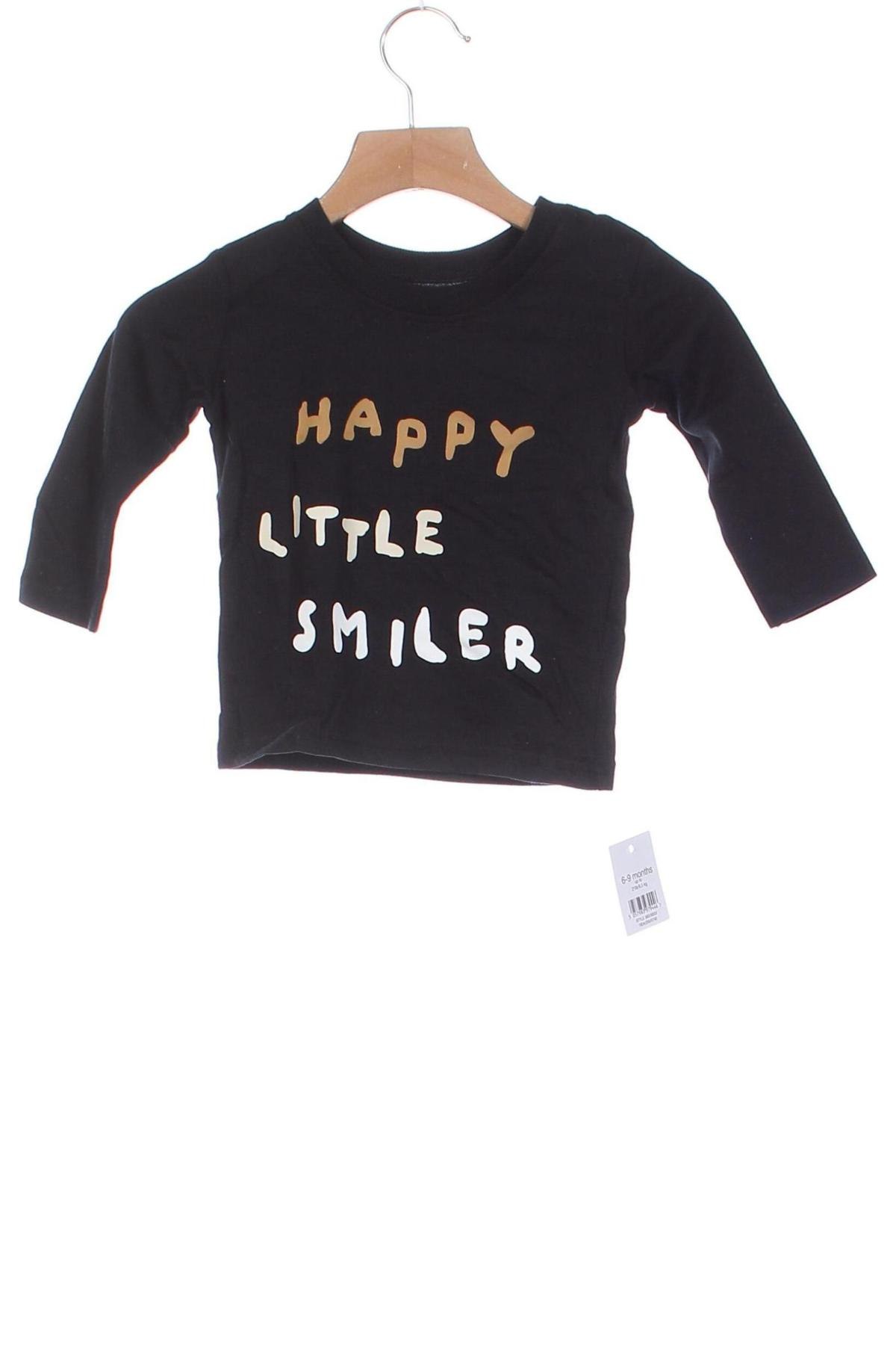 Kinder Shirt George, Größe 6-9m/ 68-74 cm, Farbe Schwarz, Preis 5,49 €